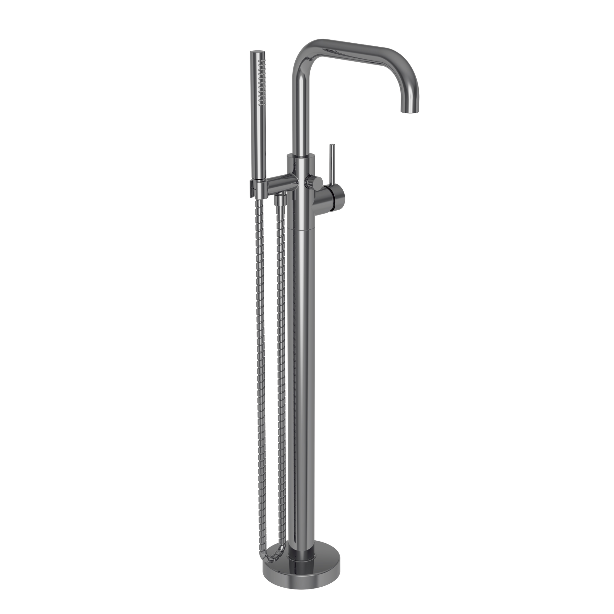Newport Brass East Square® Exposed Tub and Hand Shower Set - Free Standing