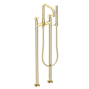 Newport Brass East Square® Exposed Tub & Hand Shower Set w/Risers