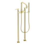 Newport Brass East Square® Exposed Tub & Hand Shower Set w/Risers