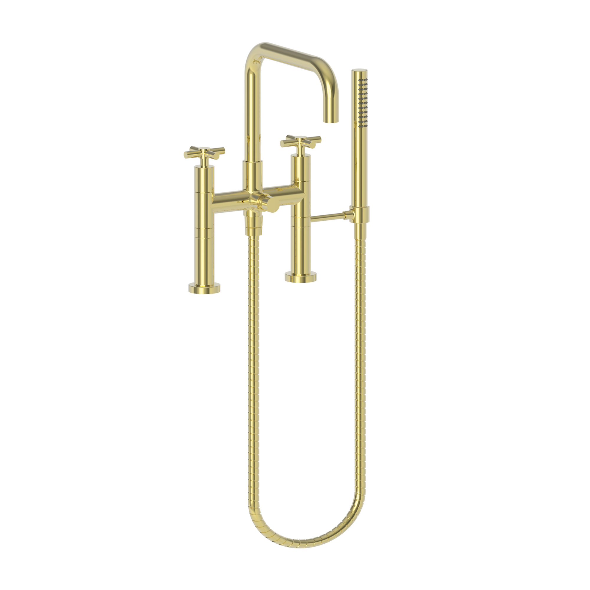 Newport Brass East Square® Exposed Tub & Hand Shower Set - Deck Mount