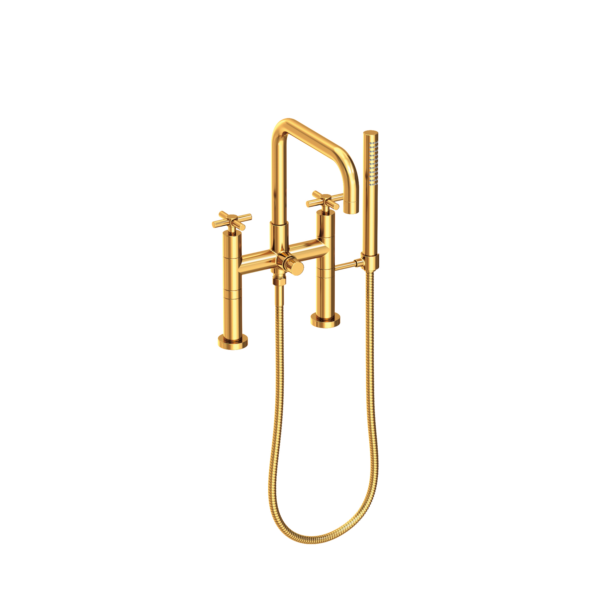 Newport Brass East Square® Exposed Tub & Hand Shower Set - Deck Mount
