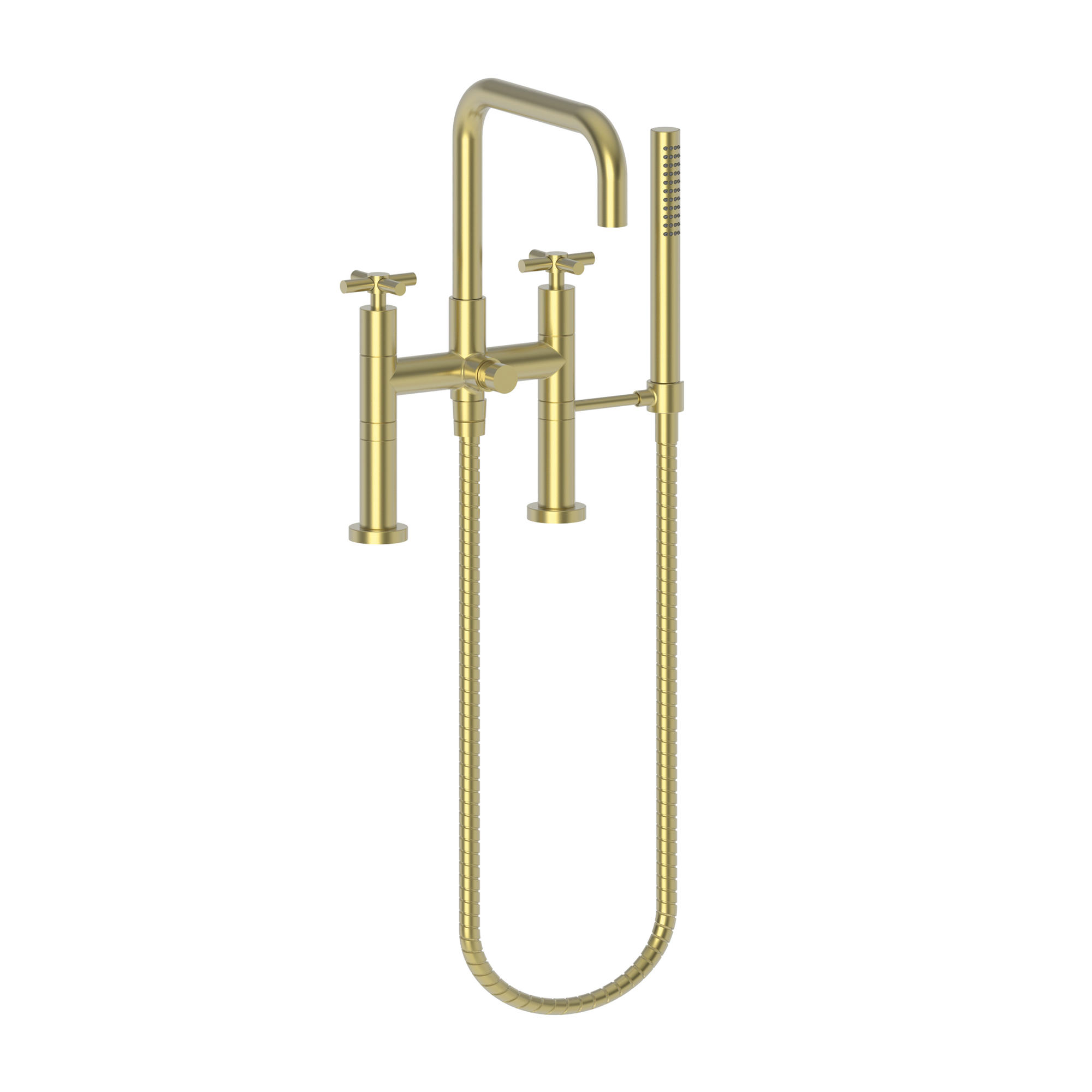 Newport Brass East Square® Exposed Tub & Hand Shower Set - Deck Mount