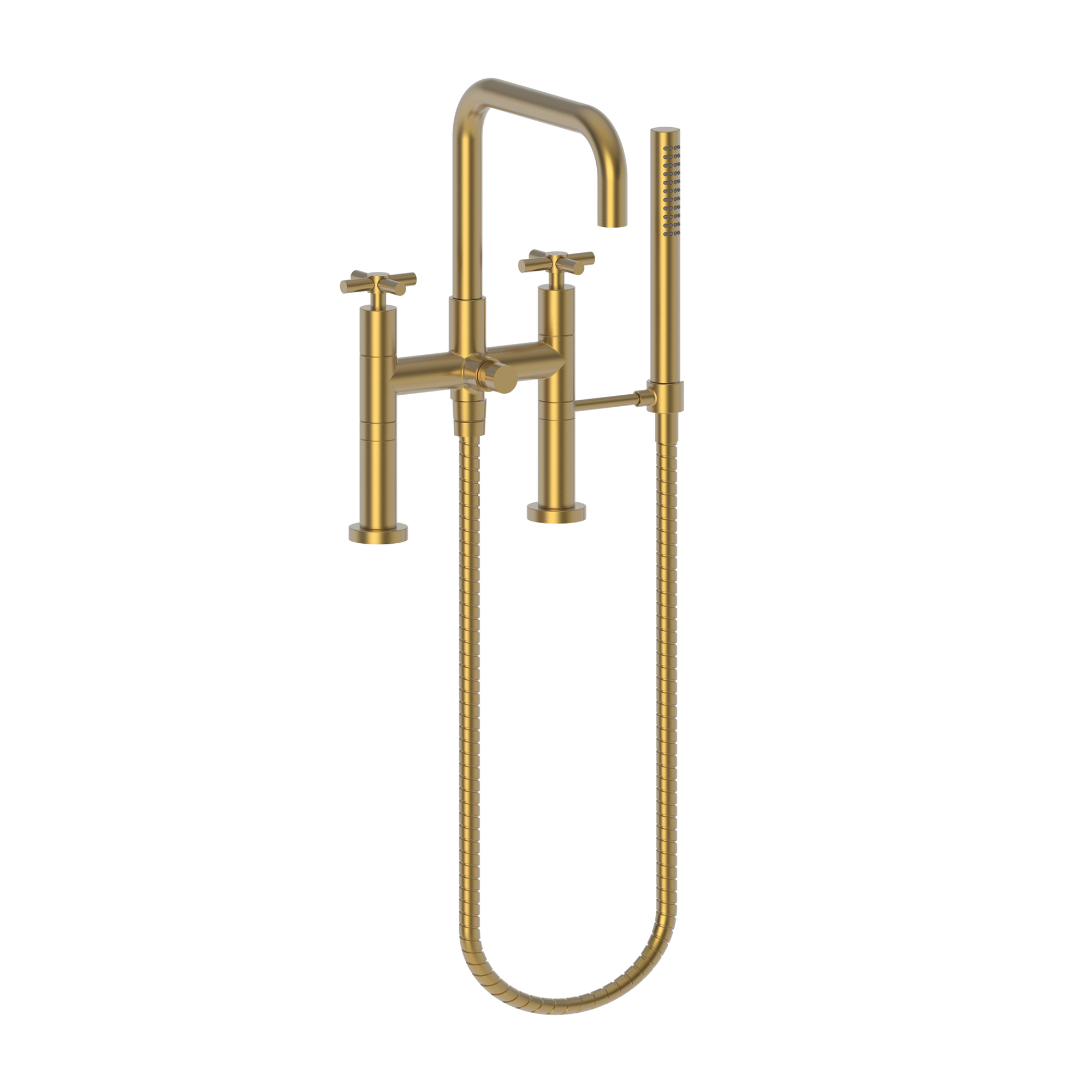 Newport Brass East Square® Exposed Tub & Hand Shower Set - Deck Mount