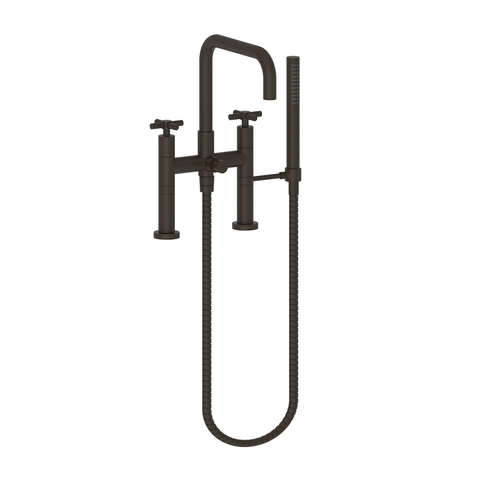 Newport Brass East Square® Exposed Tub & Hand Shower Set - Deck Mount