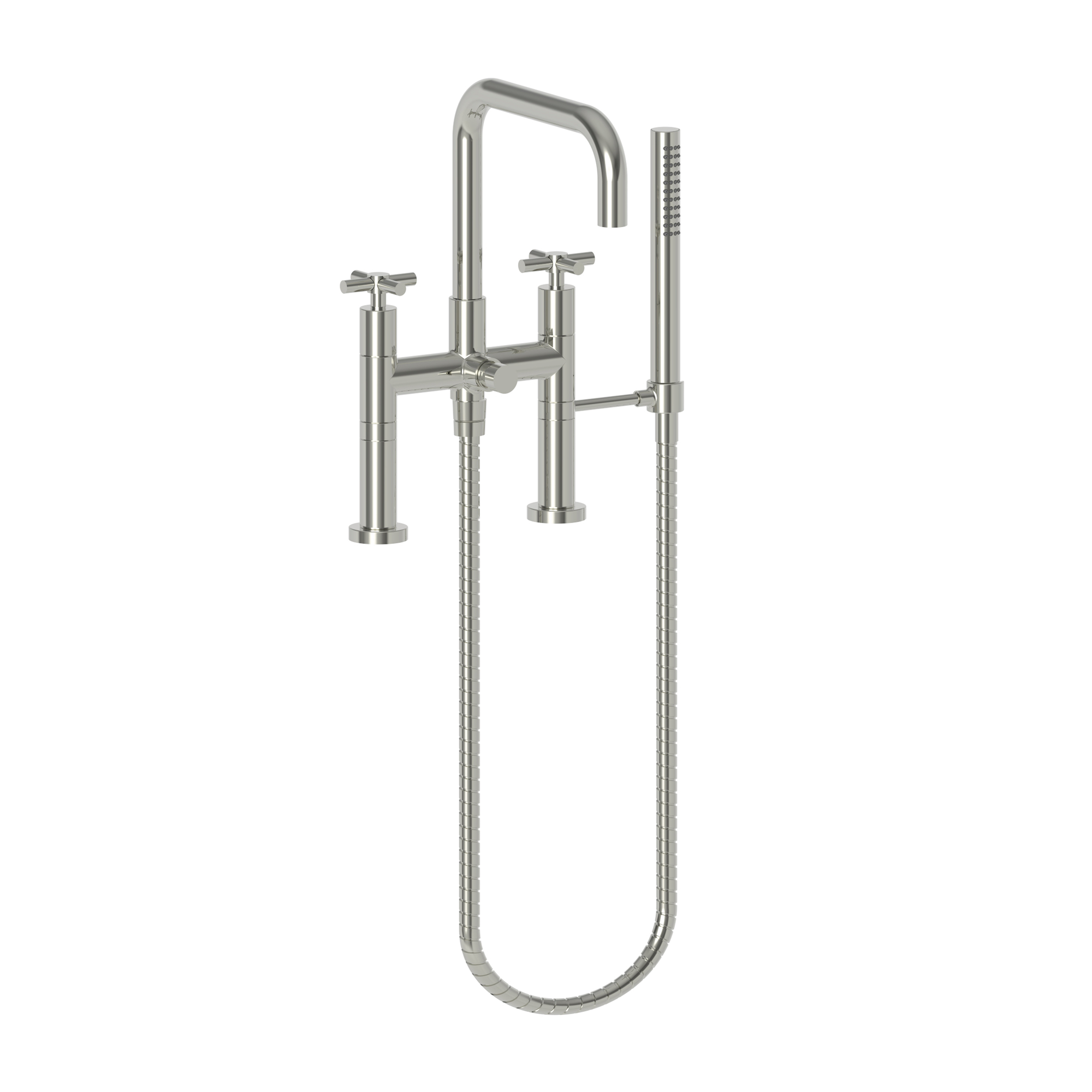 Newport Brass East Square® Exposed Tub & Hand Shower Set - Deck Mount