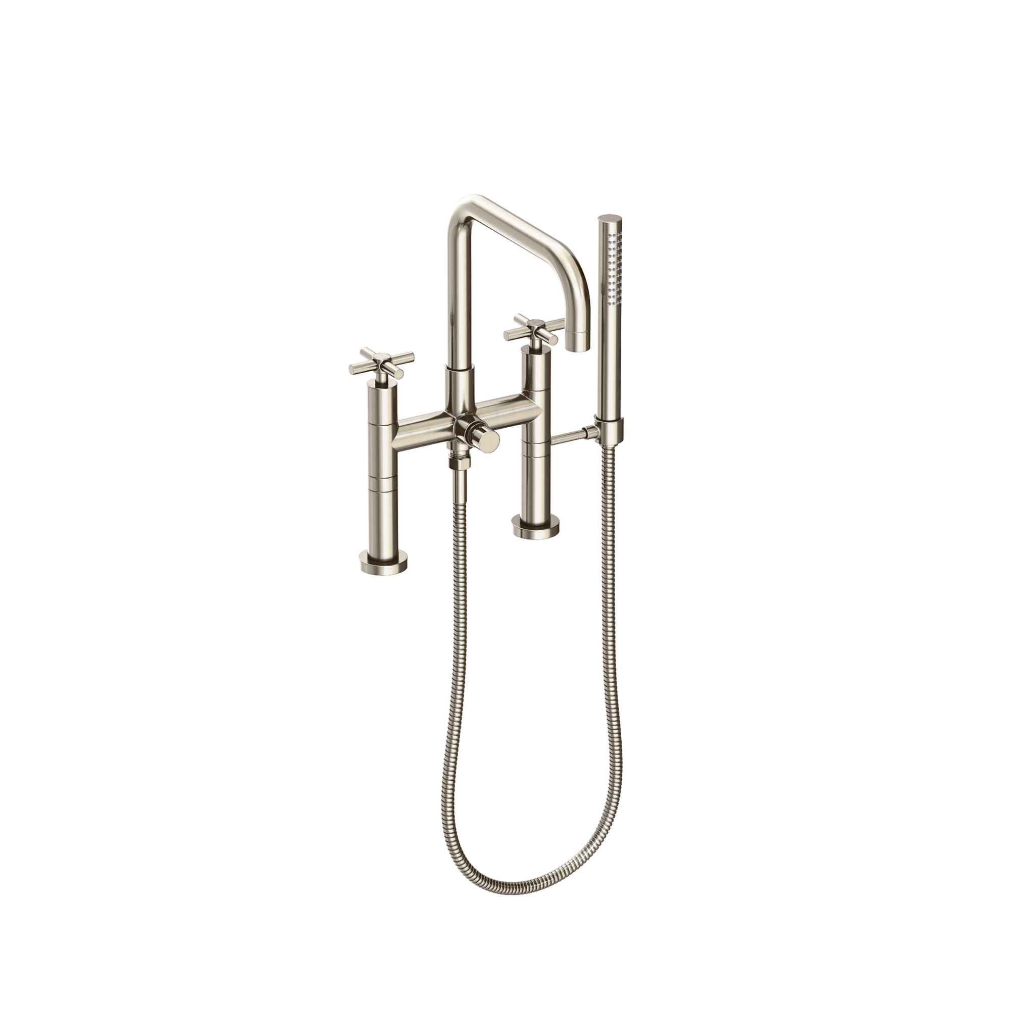 Newport Brass East Square® Exposed Tub & Hand Shower Set - Deck Mount
