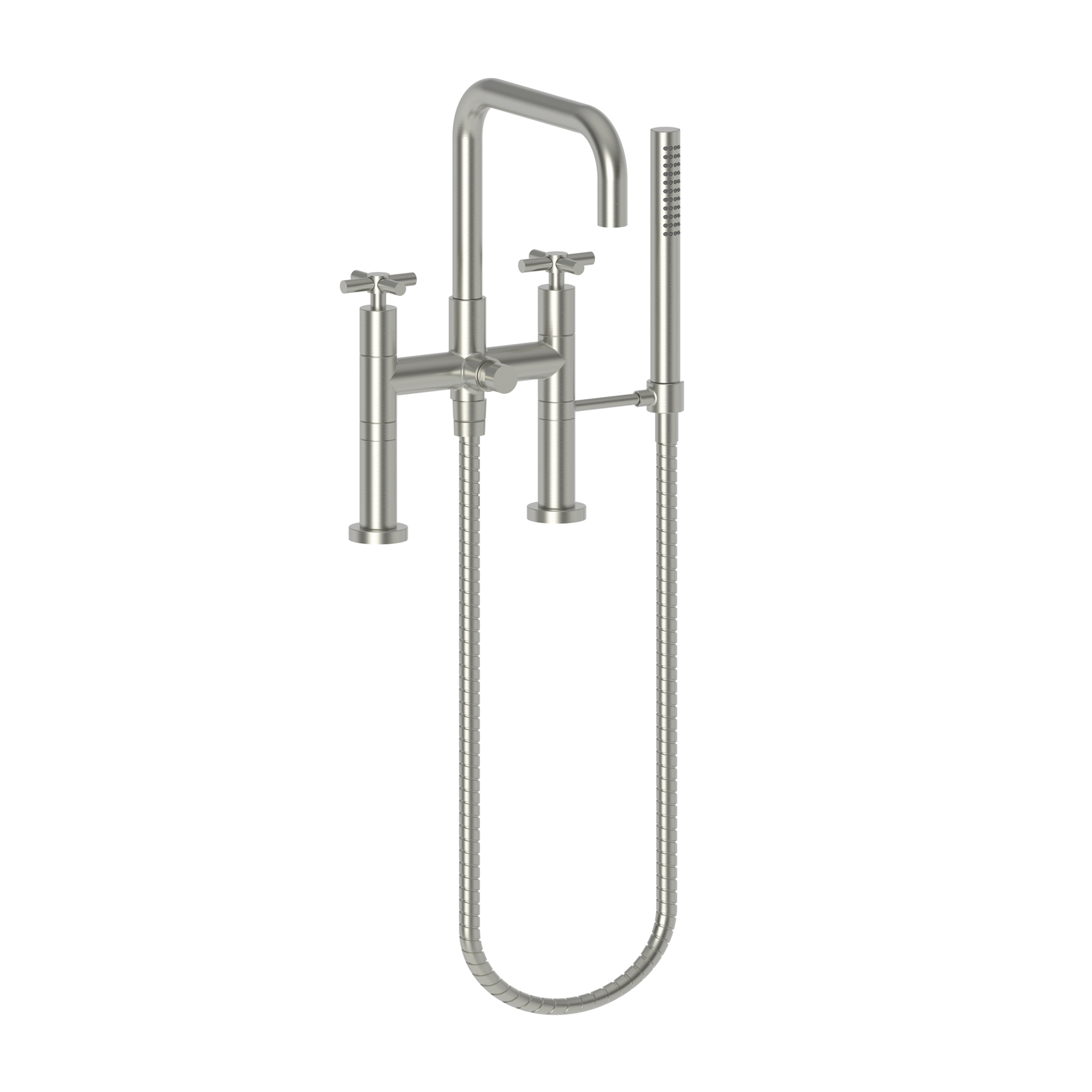 Newport Brass East Square® Exposed Tub & Hand Shower Set - Deck Mount