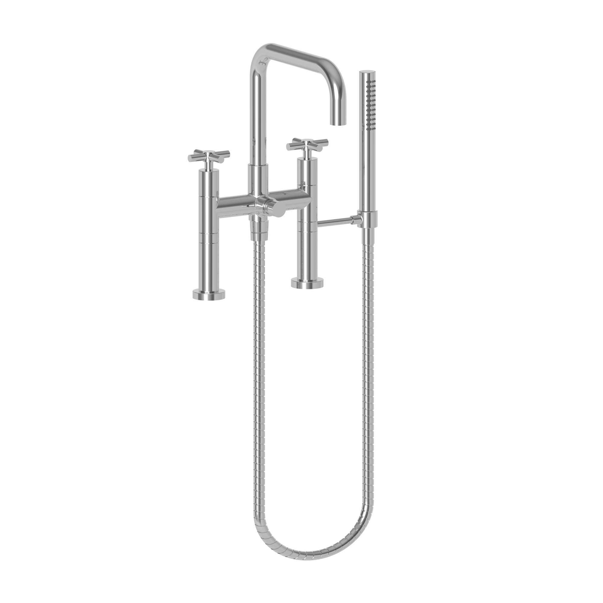 Newport Brass East Square® Exposed Tub & Hand Shower Set - Deck Mount