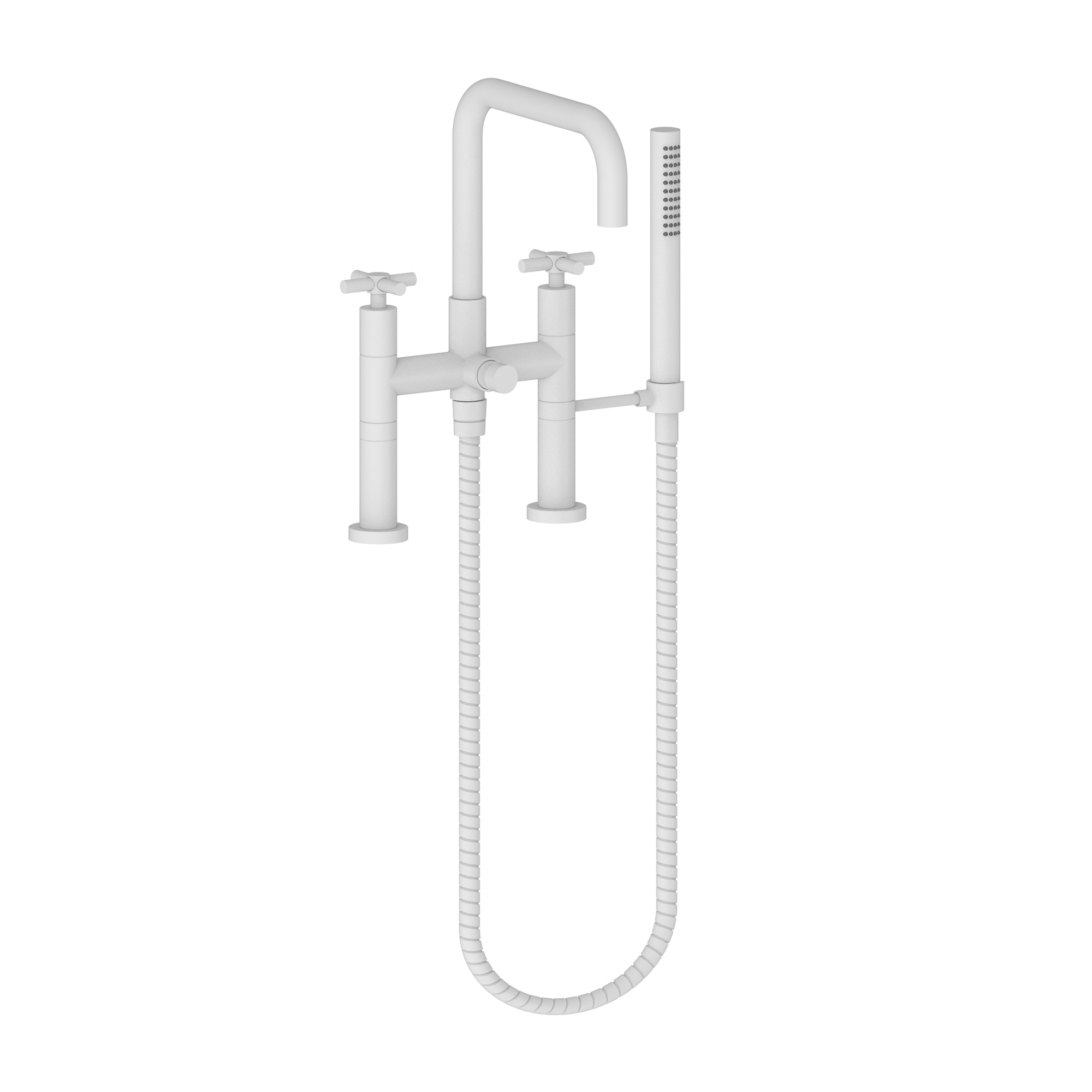 Newport Brass East Square® Exposed Tub & Hand Shower Set - Deck Mount