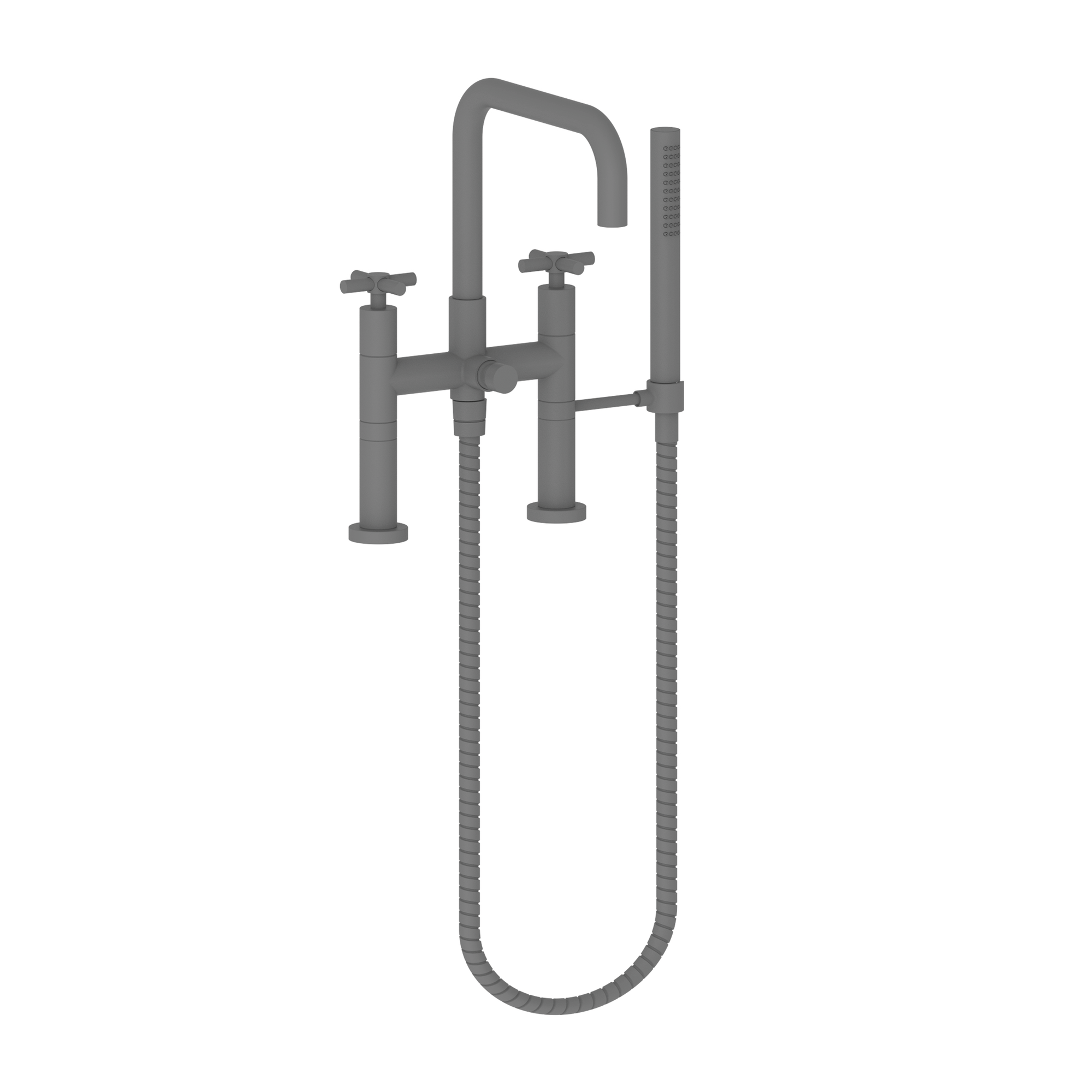 Newport Brass East Square® Exposed Tub & Hand Shower Set - Deck Mount