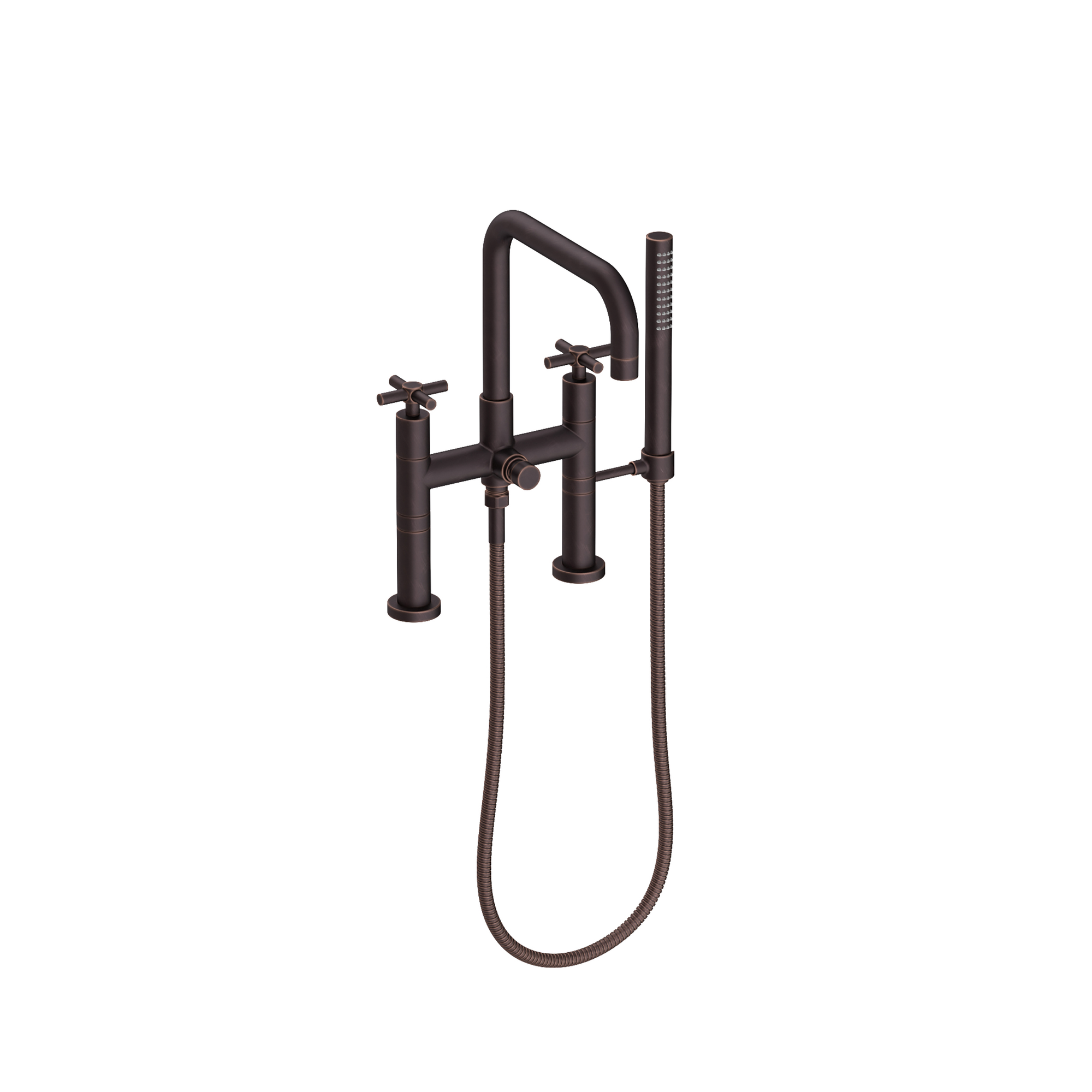 Newport Brass East Square® Exposed Tub & Hand Shower Set - Deck Mount