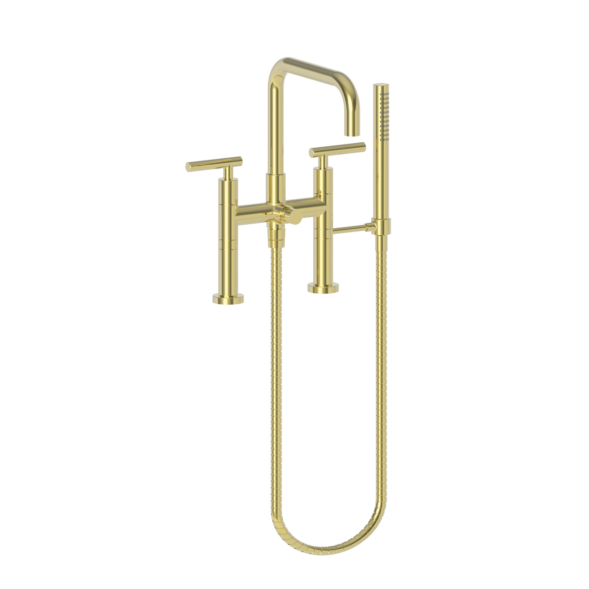 Newport Brass East Square® Exposed Tub & Hand Shower Set - Deck Mount