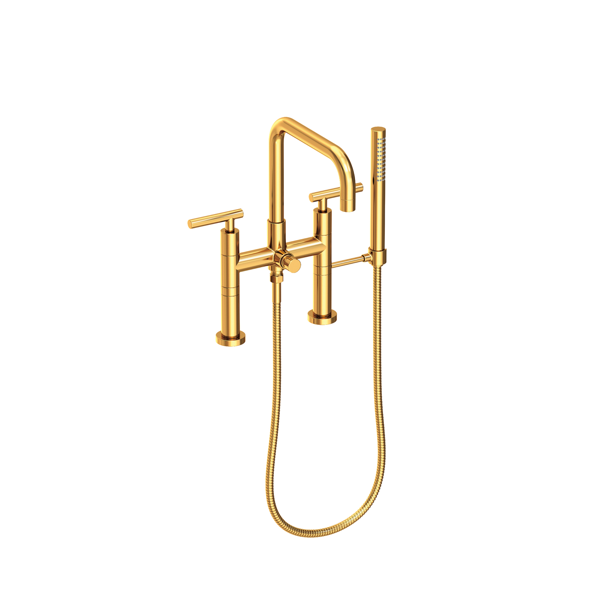 Newport Brass East Square® Exposed Tub & Hand Shower Set - Deck Mount