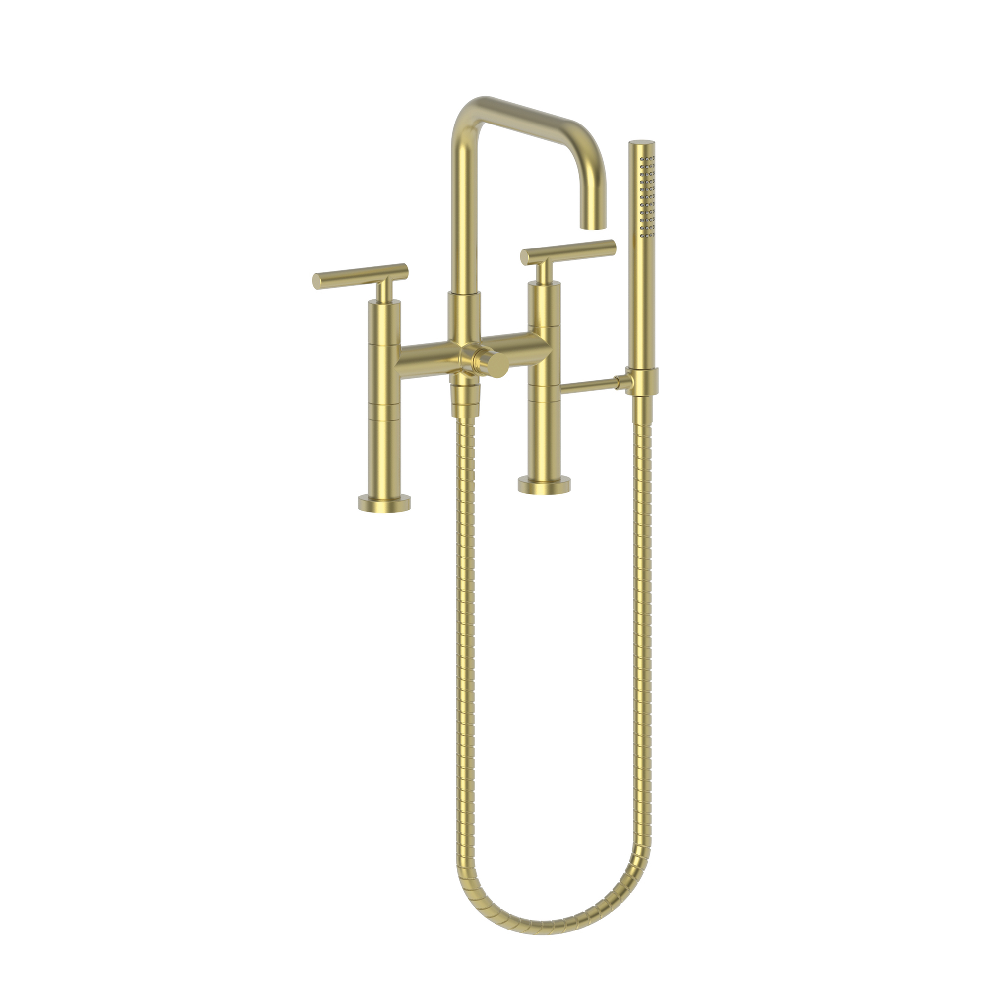 Newport Brass East Square® Exposed Tub & Hand Shower Set - Deck Mount