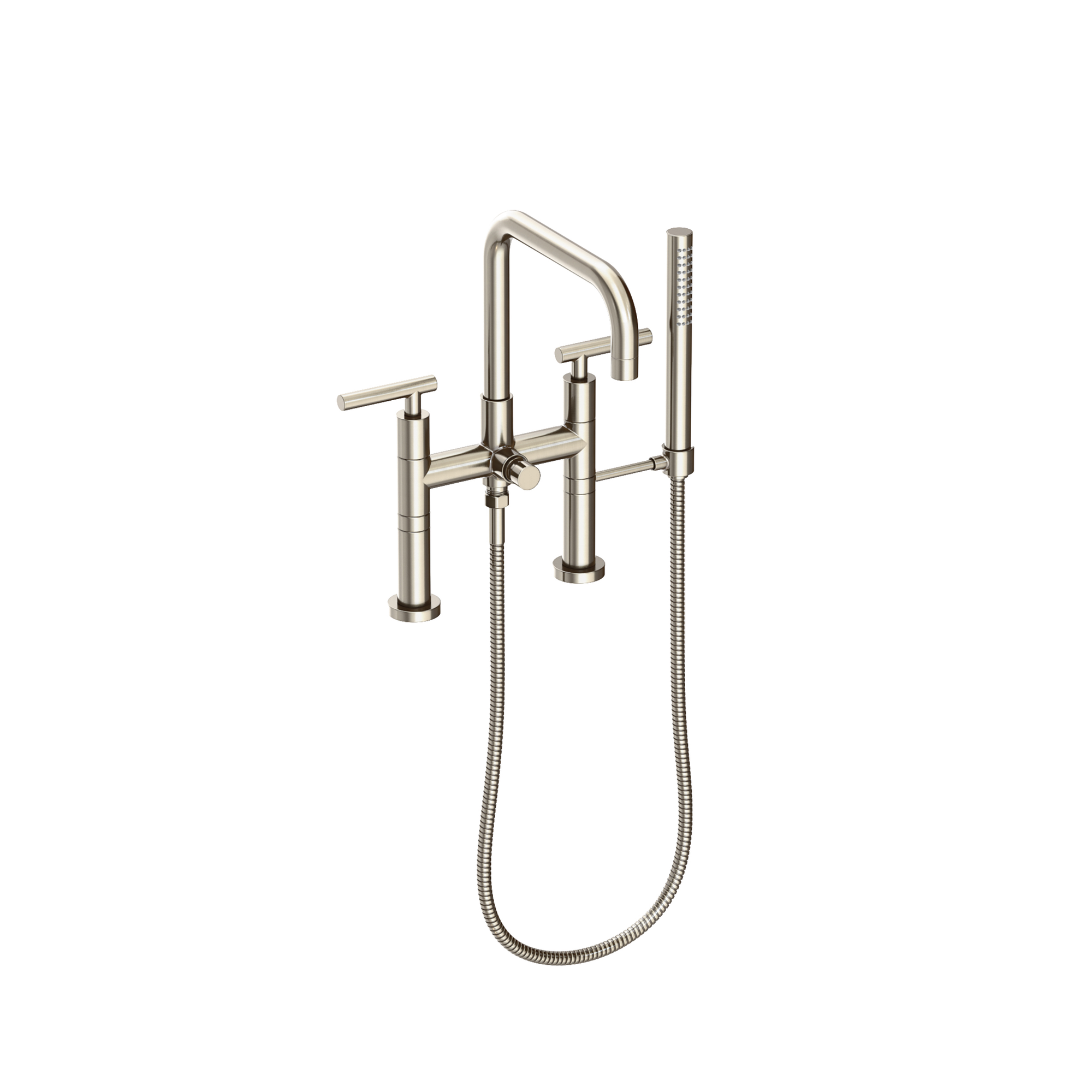 Newport Brass East Square® Exposed Tub & Hand Shower Set - Deck Mount