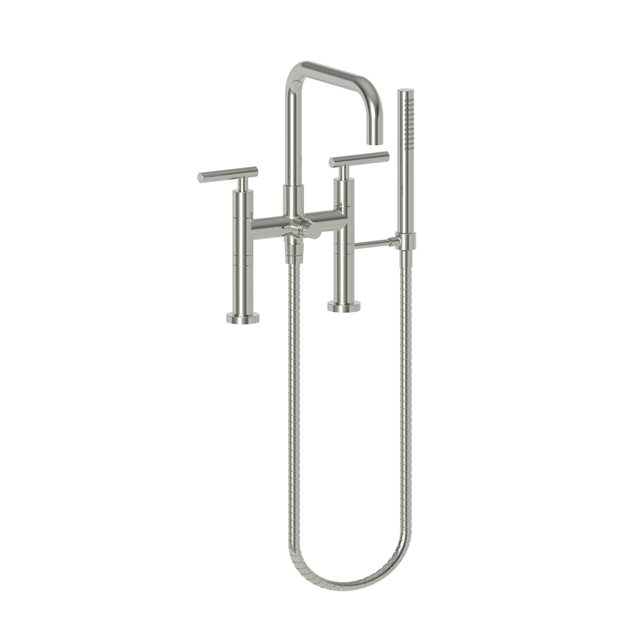 Newport Brass East Square® Exposed Tub & Hand Shower Set - Deck Mount