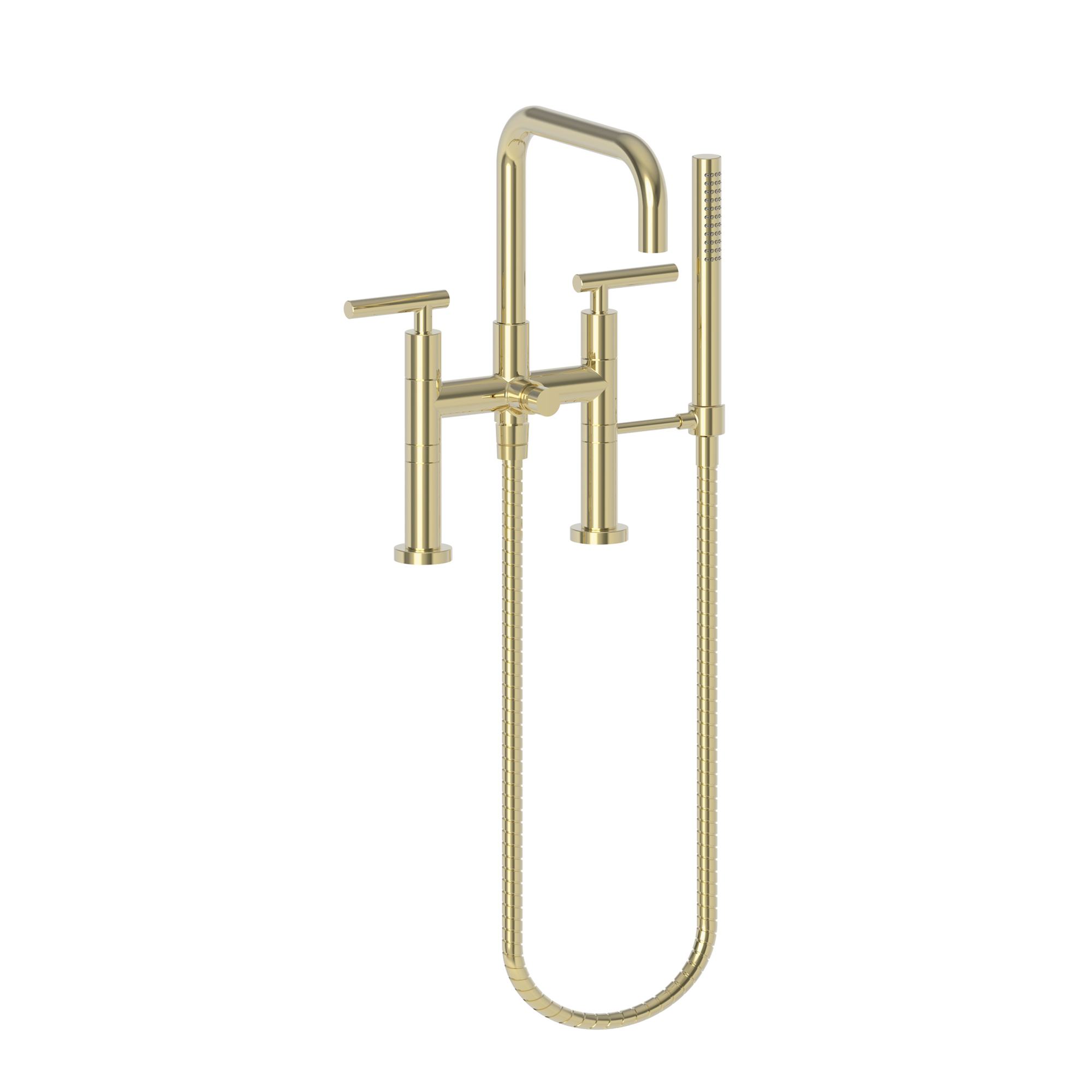 Newport Brass East Square® Exposed Tub & Hand Shower Set - Deck Mount