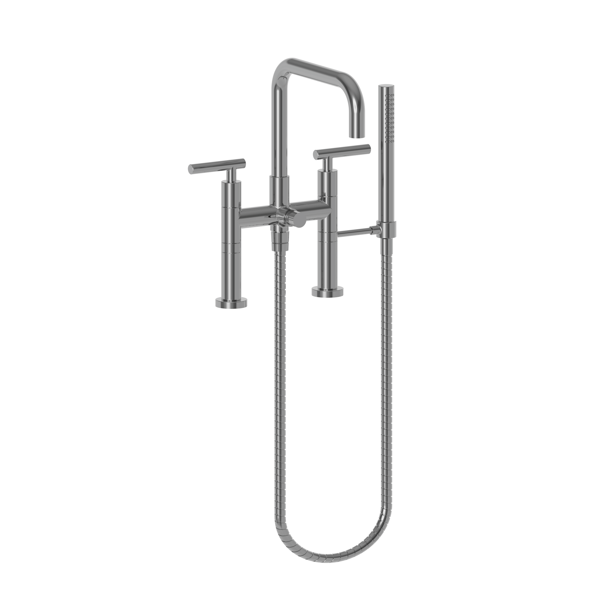 Newport Brass East Square® Exposed Tub & Hand Shower Set - Deck Mount