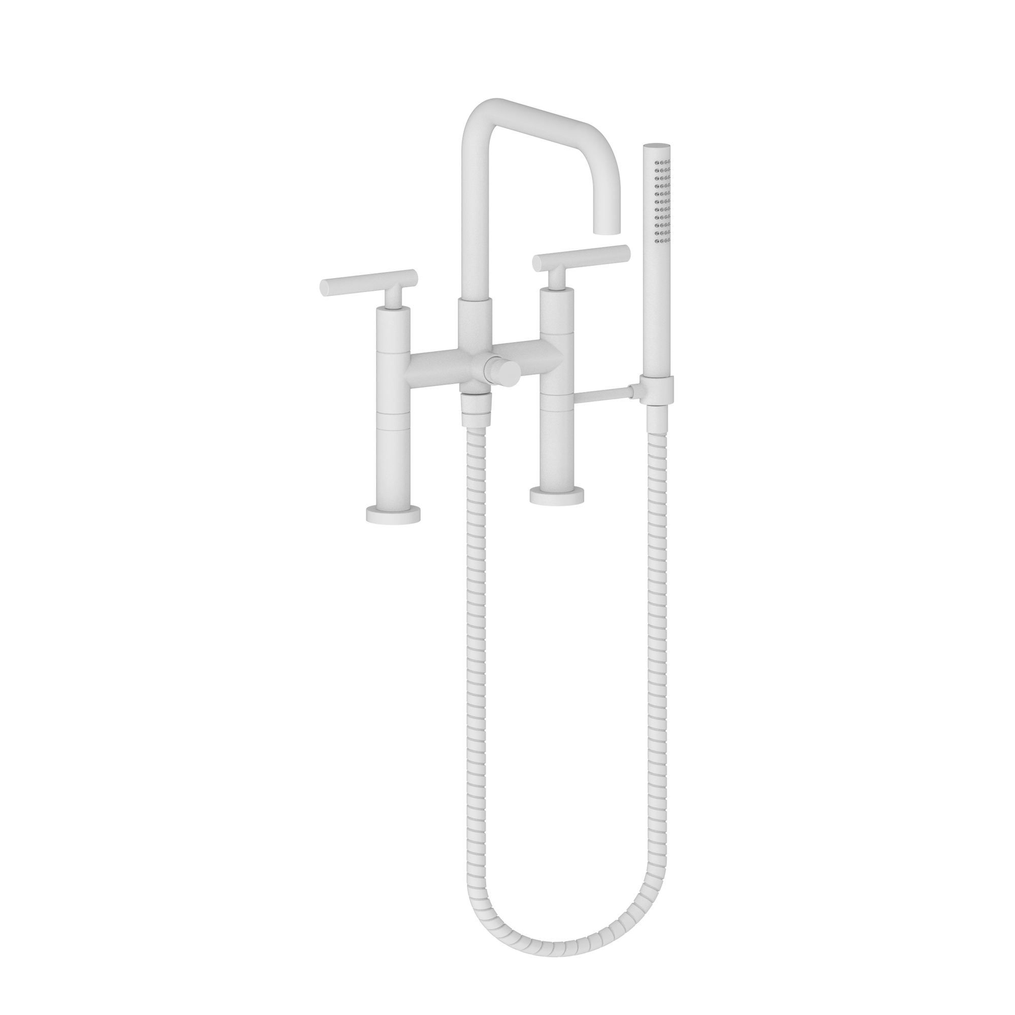 Newport Brass East Square® Exposed Tub & Hand Shower Set - Deck Mount