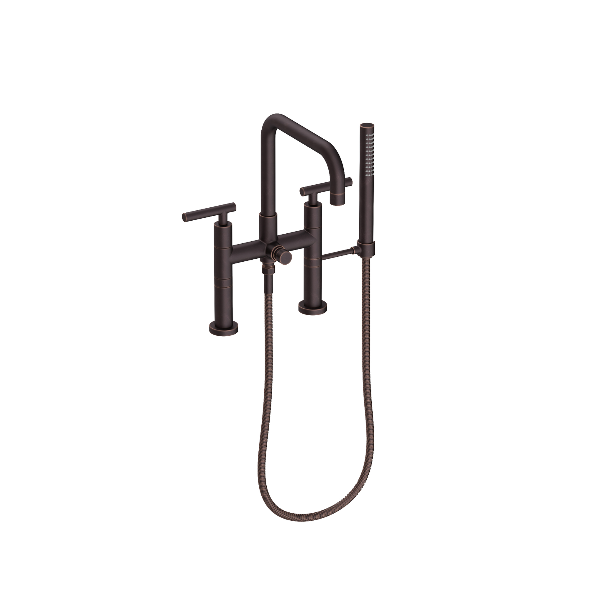 Newport Brass East Square® Exposed Tub & Hand Shower Set - Deck Mount