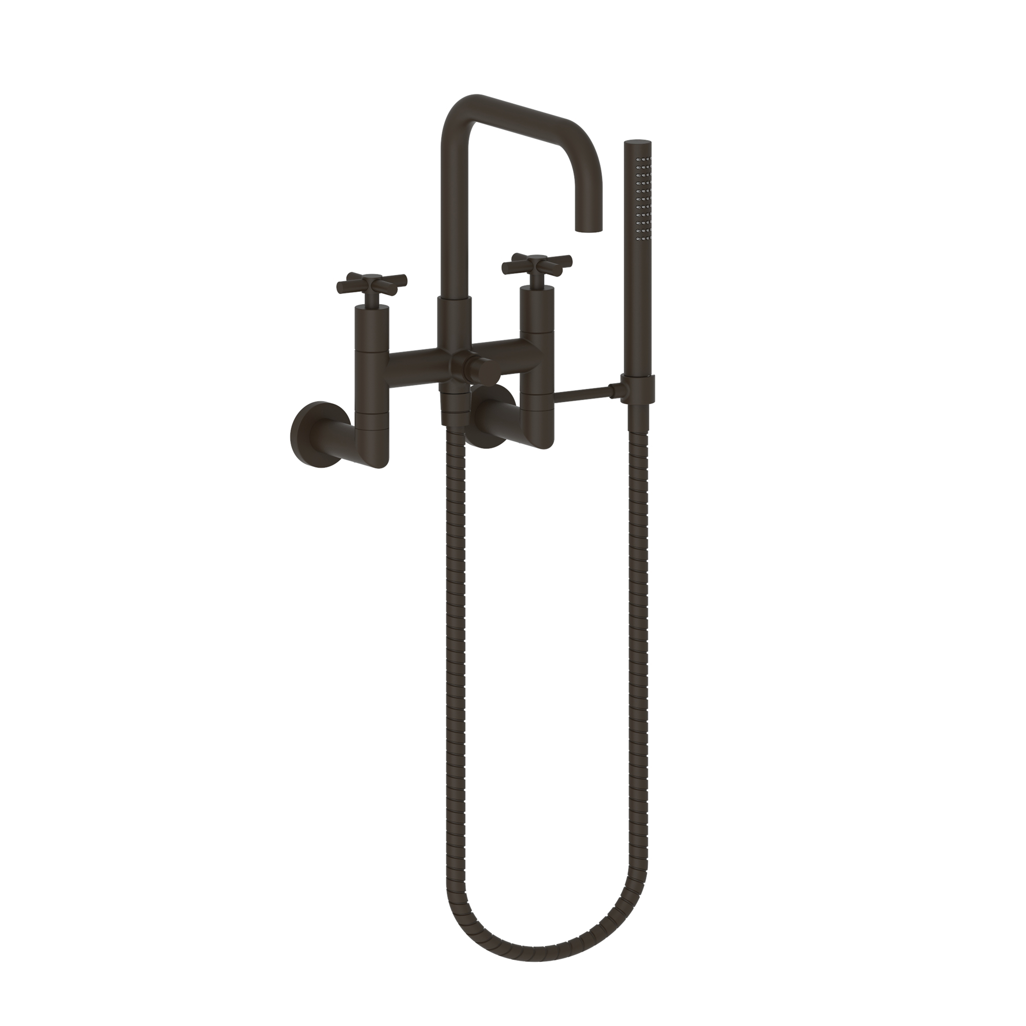 Newport Brass East Square® Exposed Tub & Hand Shower Set - Wall Mount