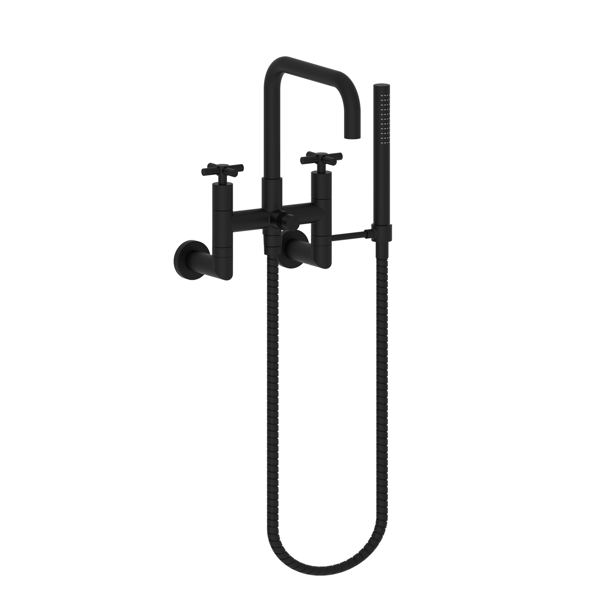 Newport Brass East Square® Exposed Tub & Hand Shower Set - Wall Mount