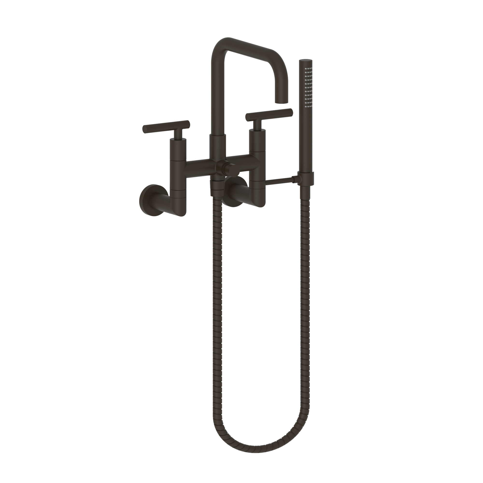 Newport Brass East Square® Exposed Tub & Hand Shower Set - Wall Mount