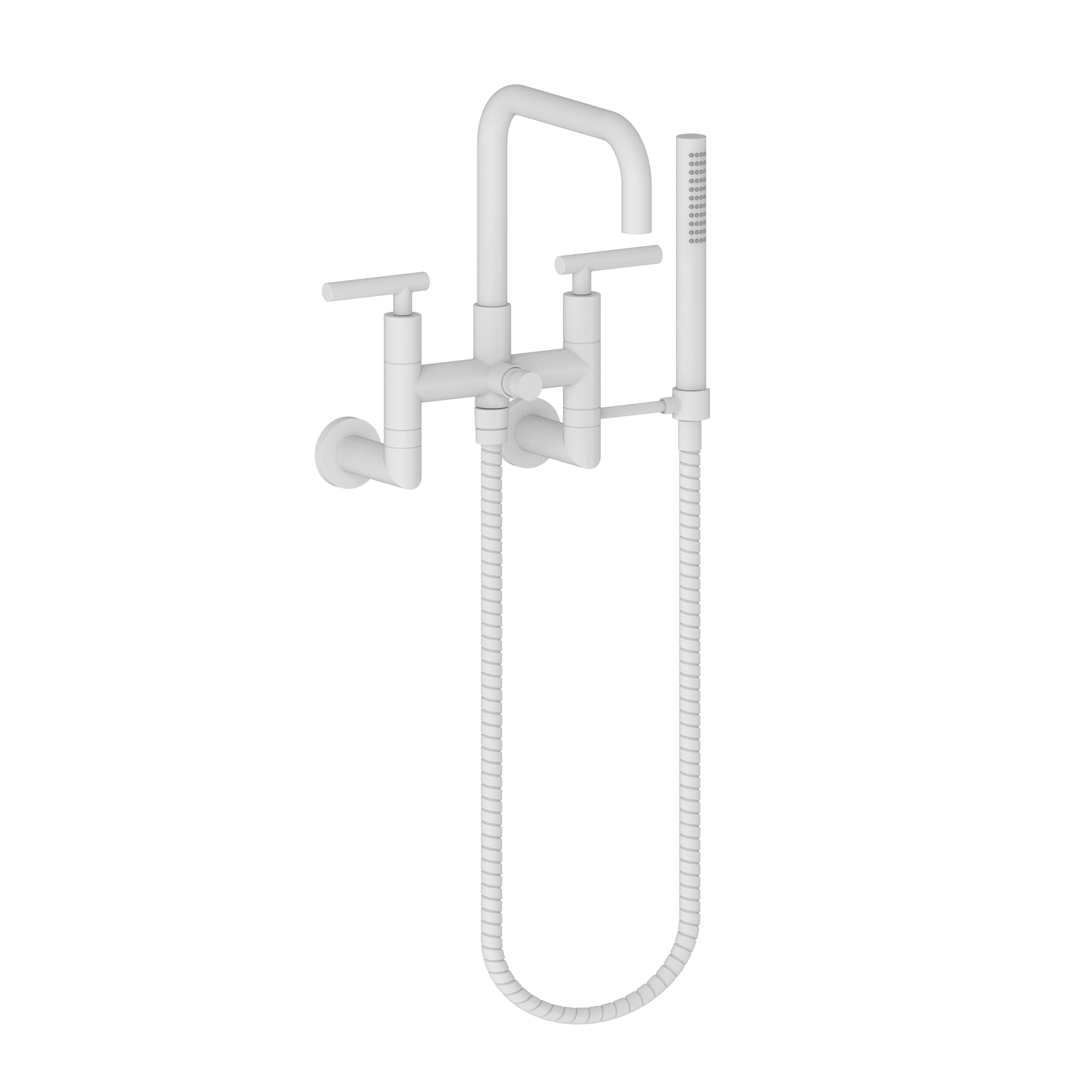 Newport Brass East Square® Exposed Tub & Hand Shower Set - Wall Mount