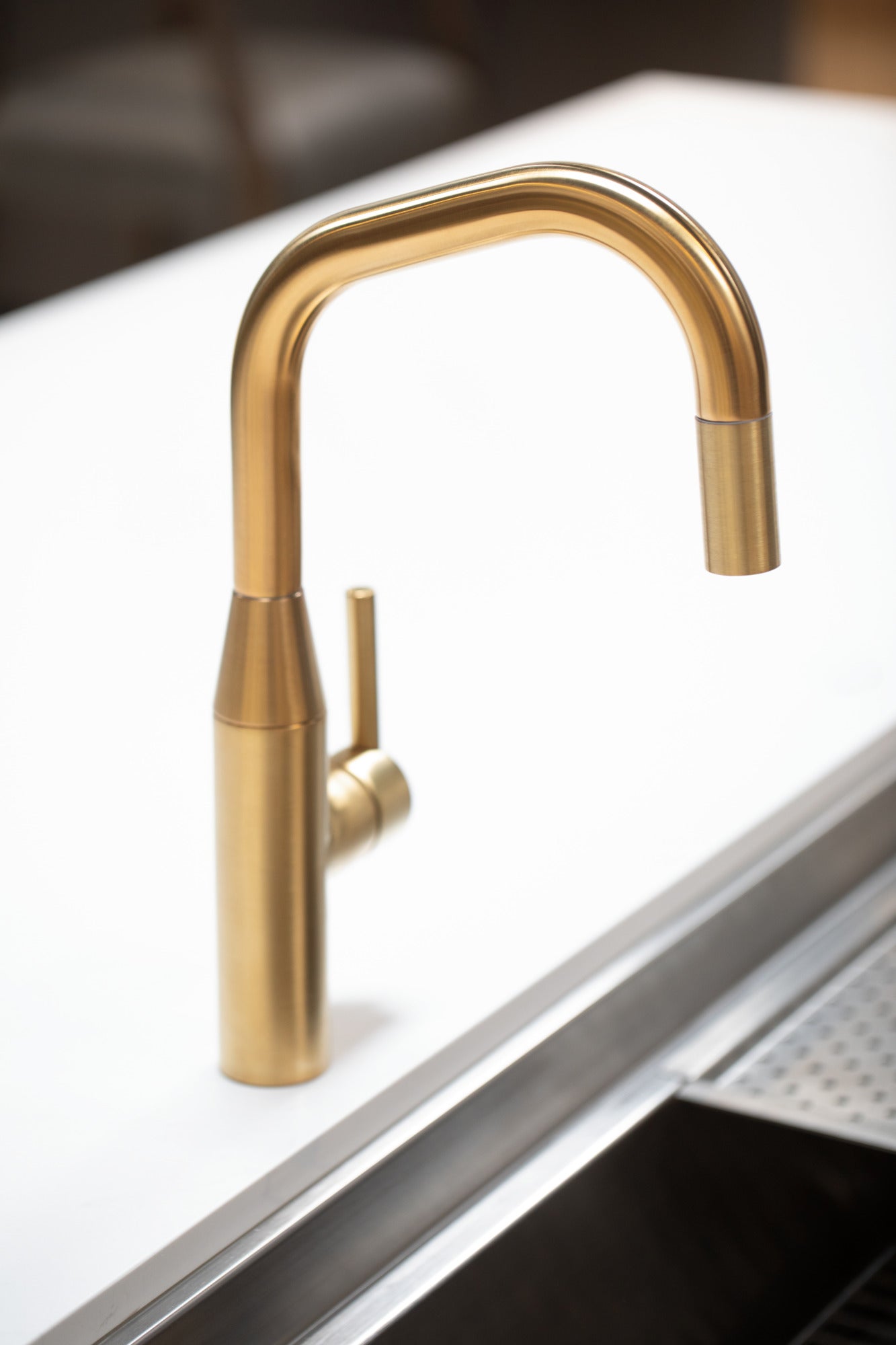 Newport Brass East Square® Pull-Down Kitchen Faucet
