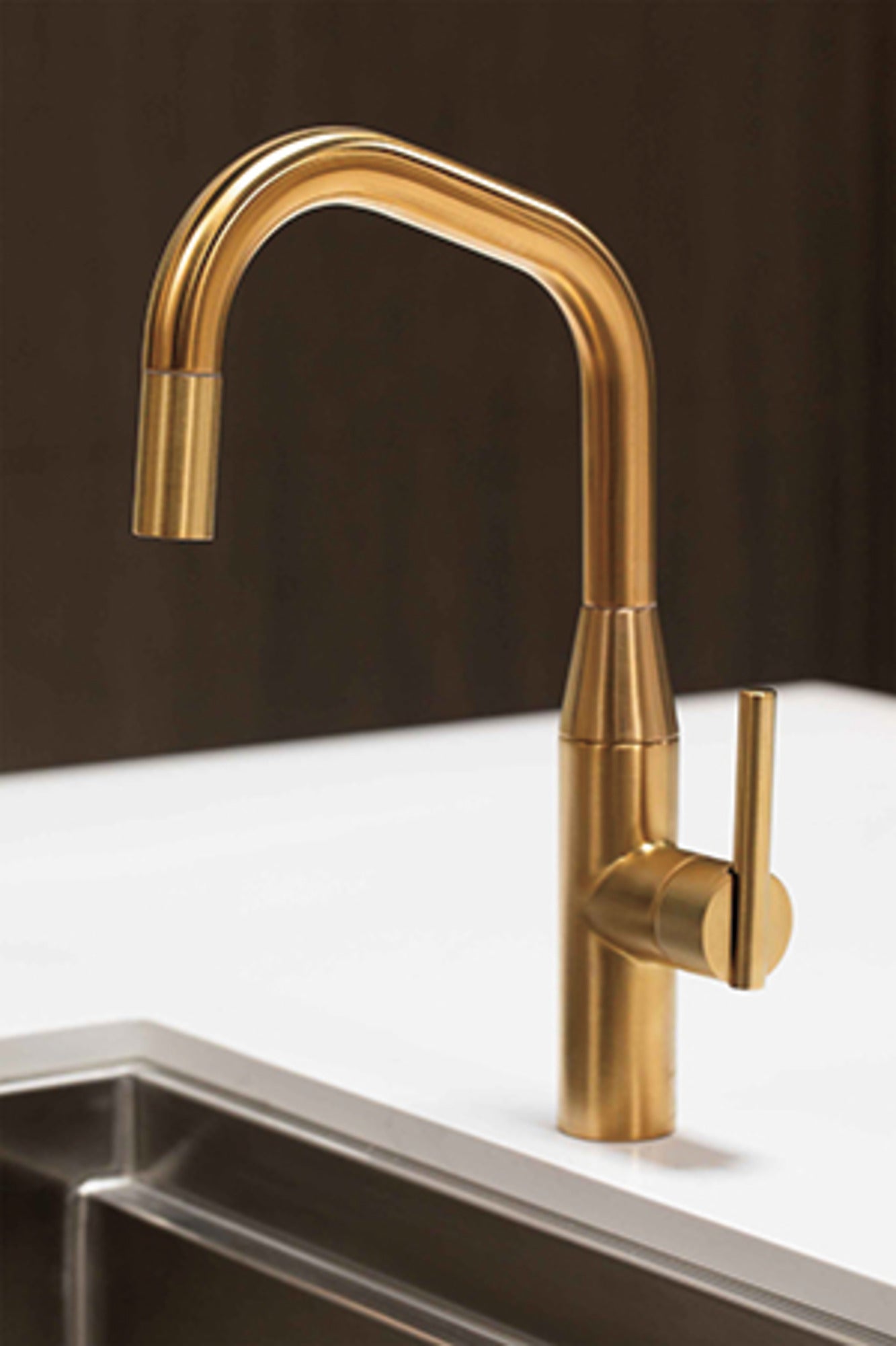 Newport Brass East Square® Pull-Down Kitchen Faucet