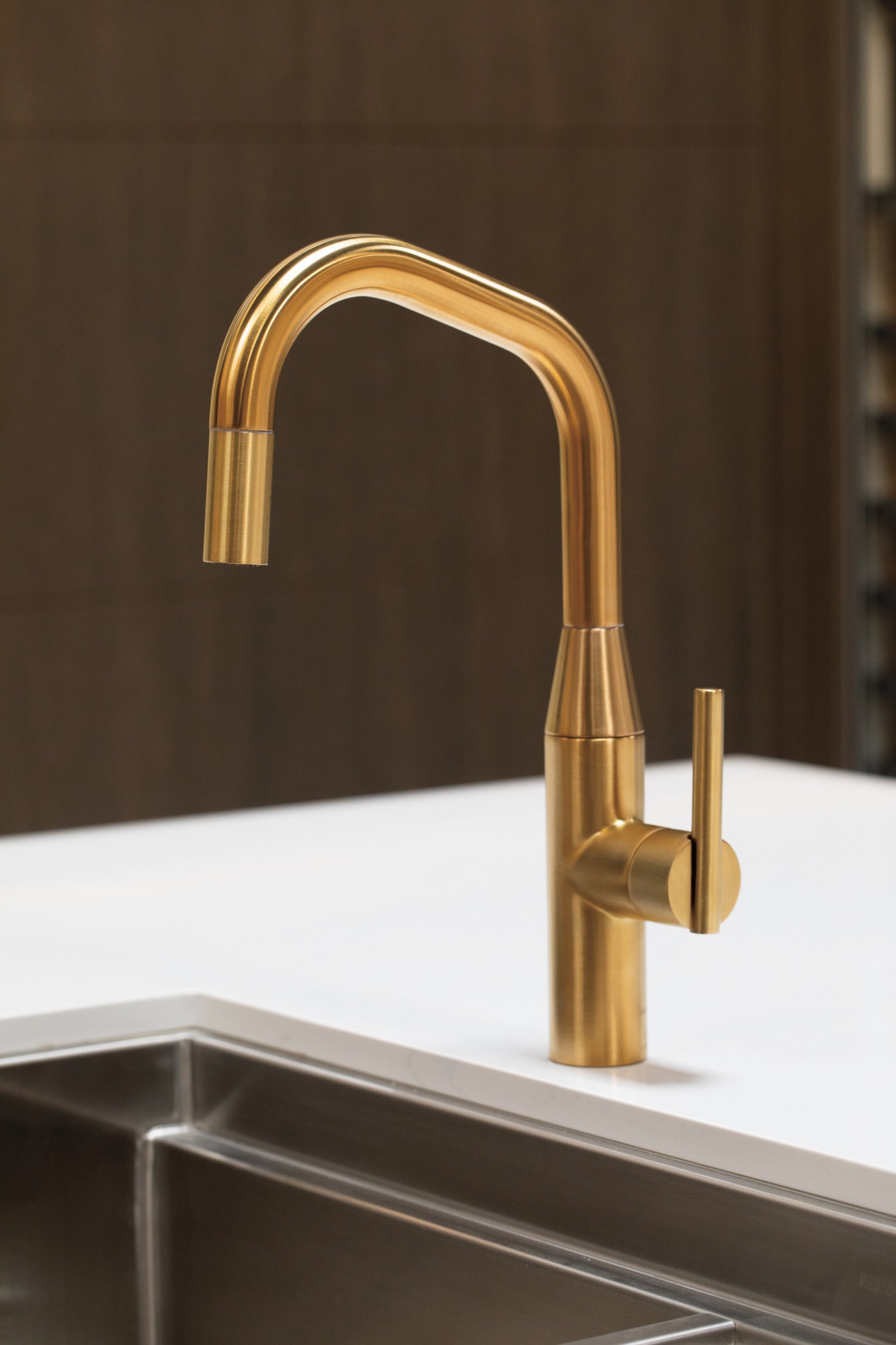 Newport Brass East Square® Pull-Down Kitchen Faucet