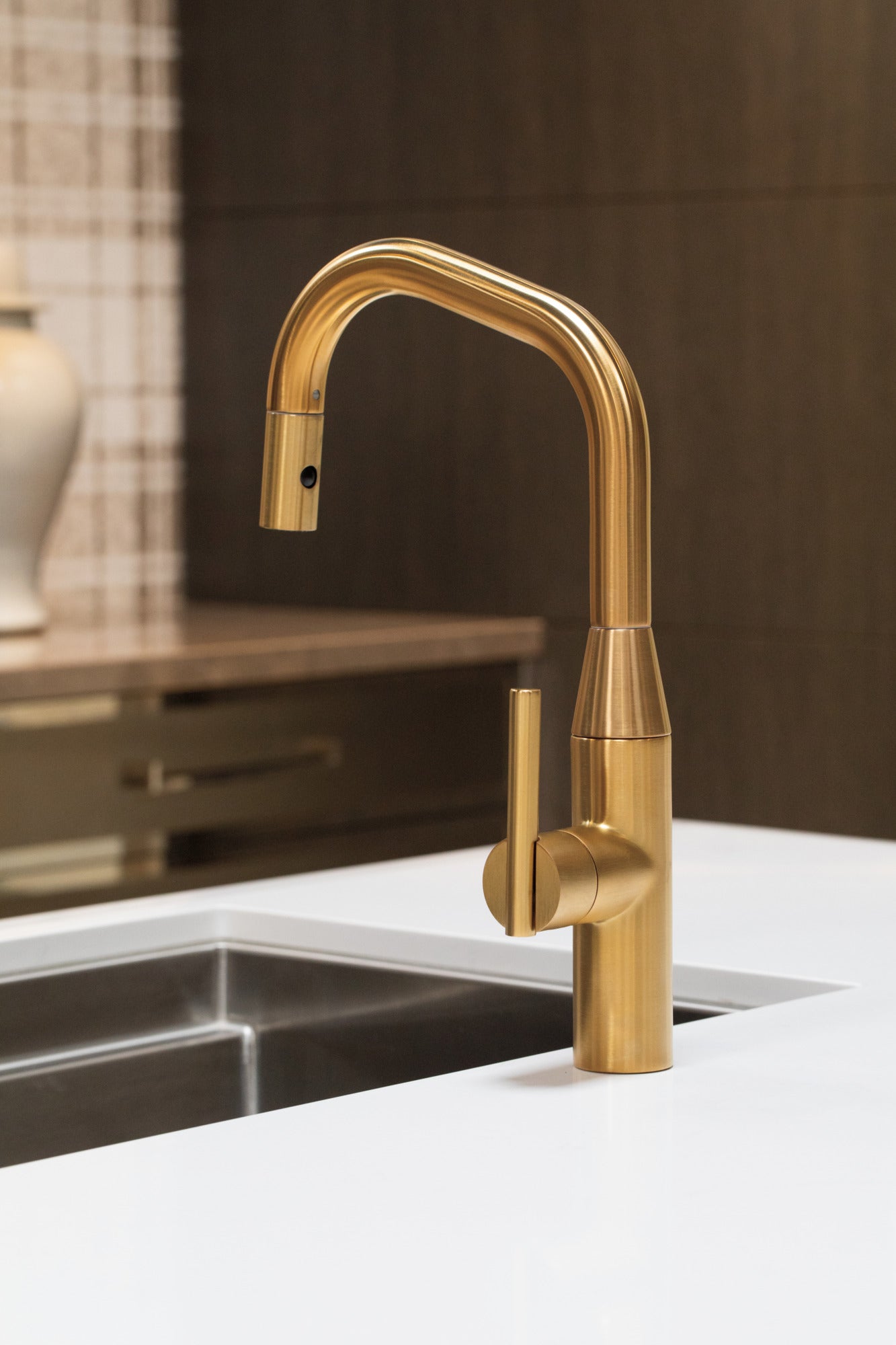 Newport Brass East Square® Pull-Down Kitchen Faucet