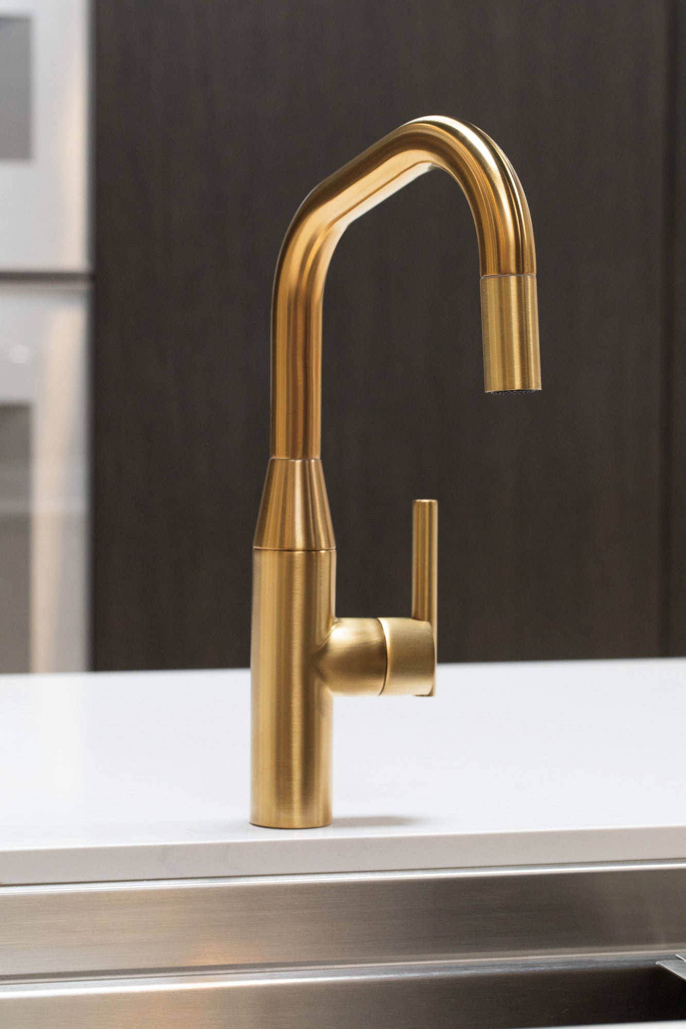 Newport Brass East Square® Pull-Down Kitchen Faucet