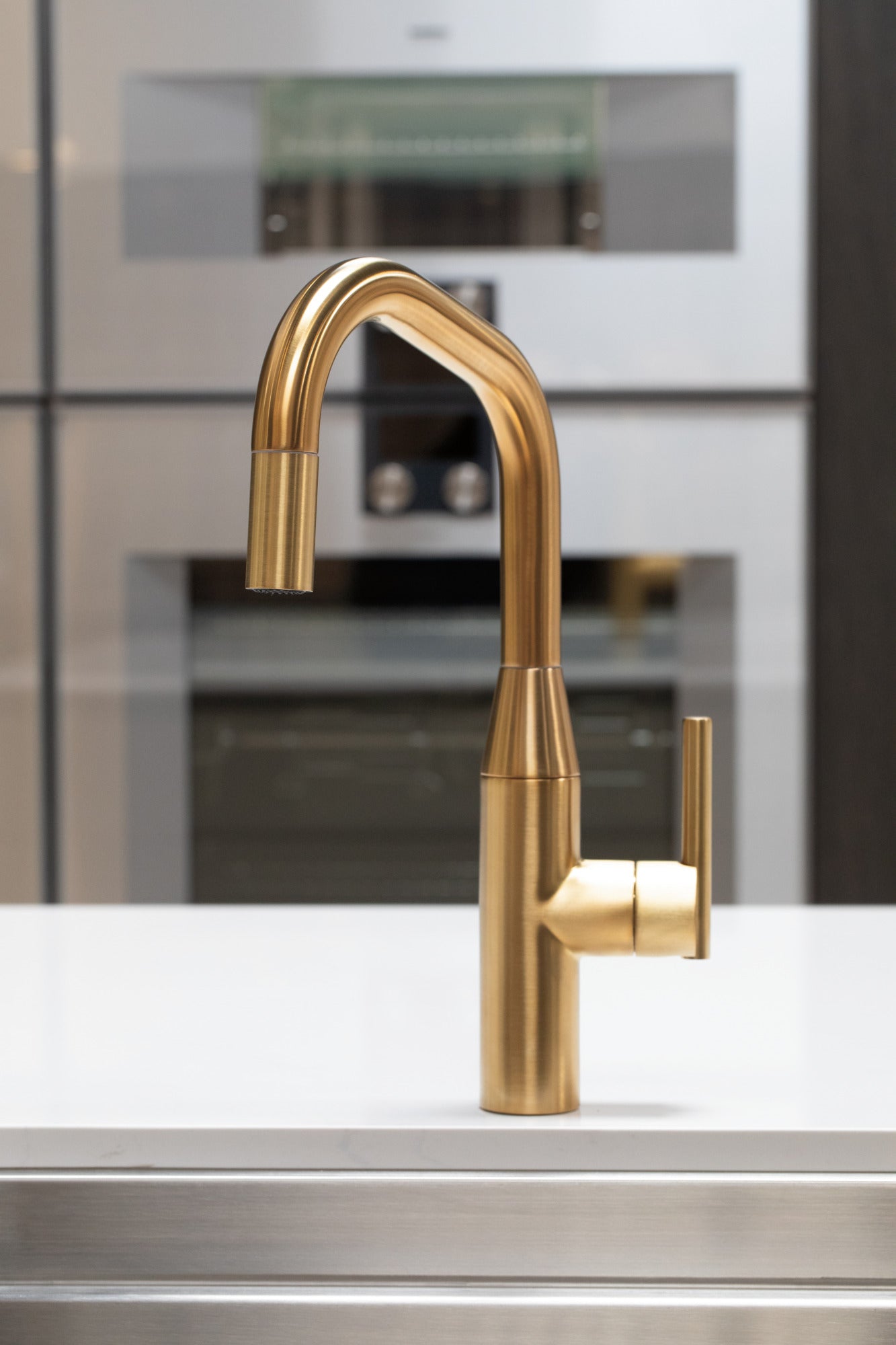 Newport Brass East Square® Pull-Down Kitchen Faucet