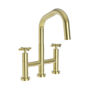 Newport Brass East Square® Kitchen Bridge Pull-Down Faucet