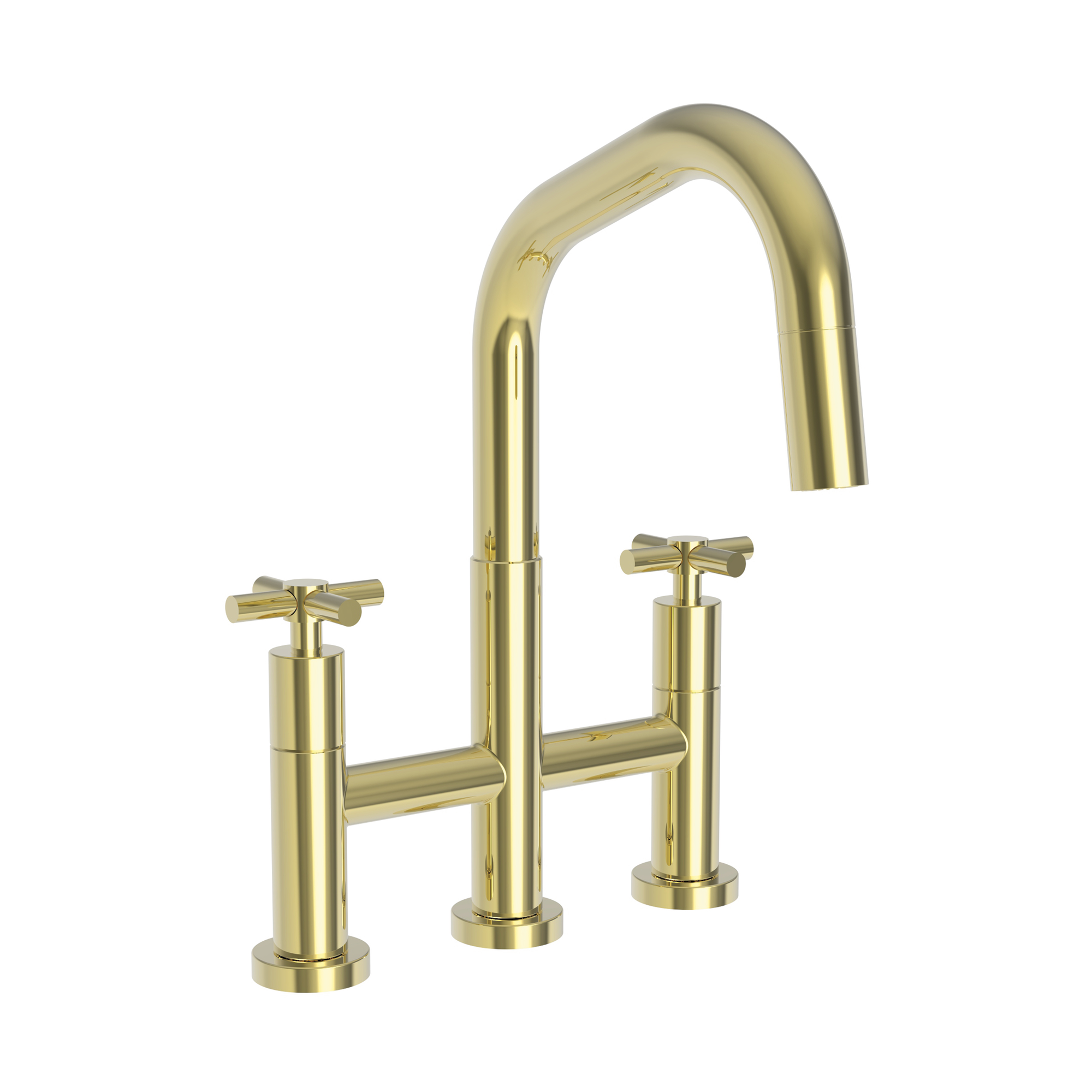 Newport Brass East Square® Kitchen Bridge Pull-Down Faucet