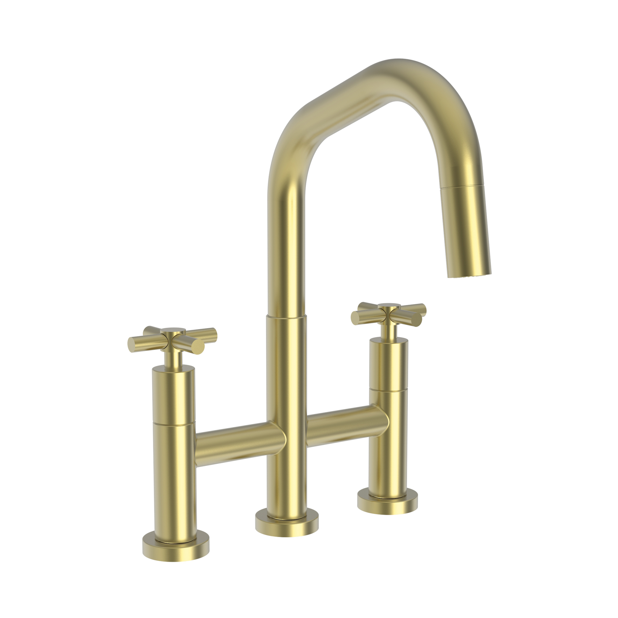 Newport Brass East Square® Kitchen Bridge Pull-Down Faucet