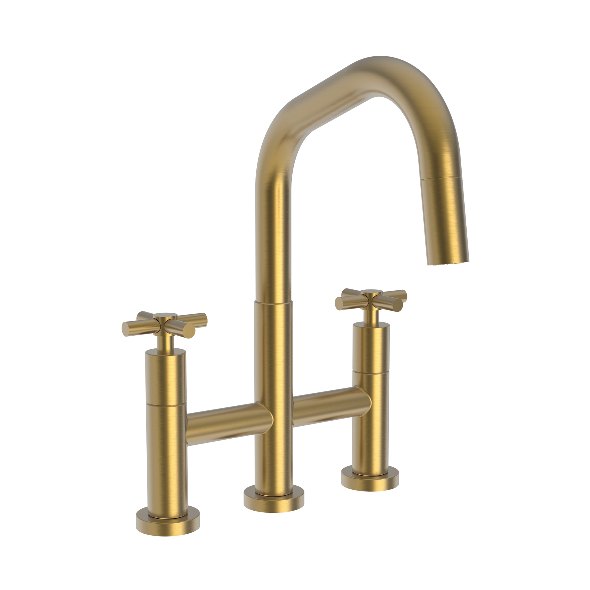 Newport Brass East Square® Kitchen Bridge Pull-Down Faucet