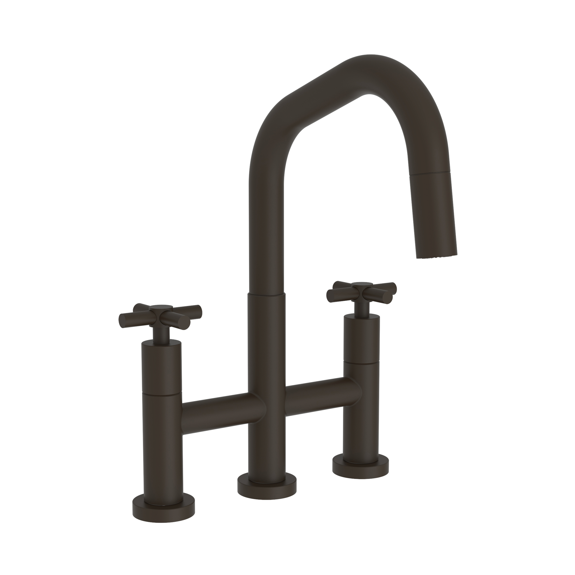 Newport Brass East Square® Kitchen Bridge Pull-Down Faucet