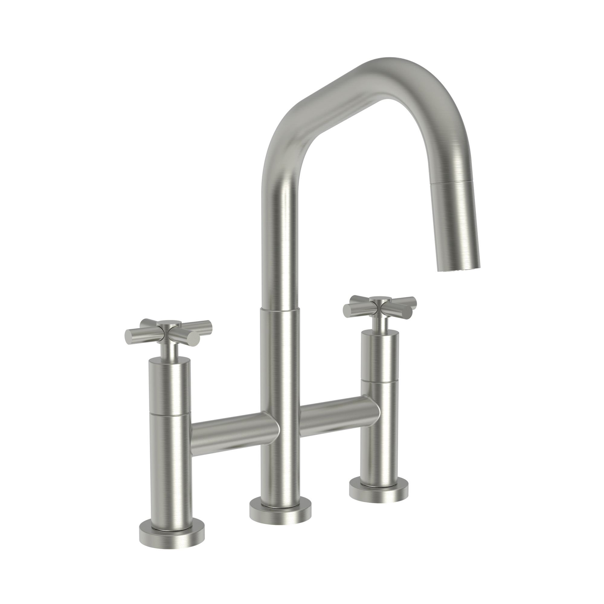 Newport Brass East Square® Kitchen Bridge Pull-Down Faucet