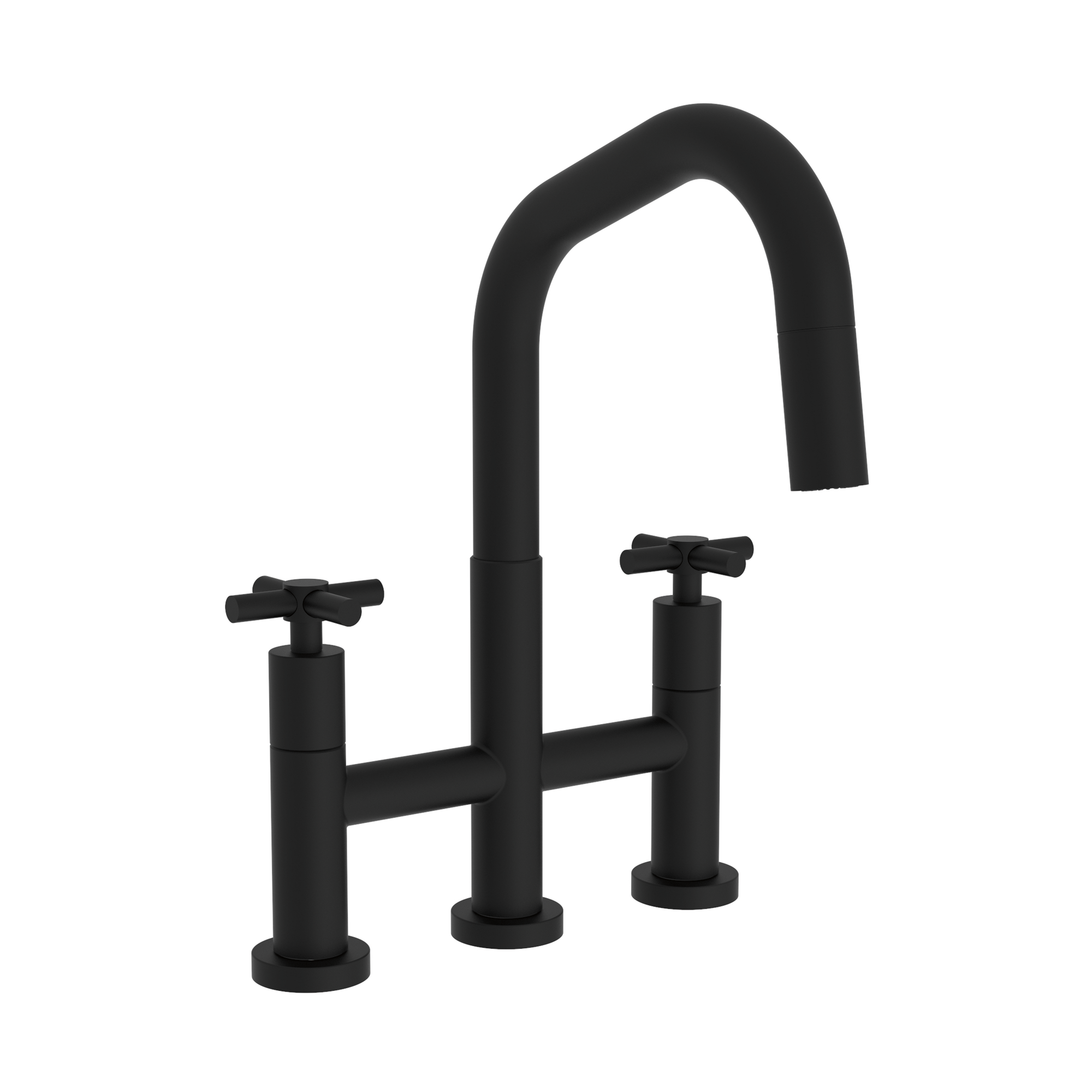 Newport Brass East Square® Kitchen Bridge Pull-Down Faucet