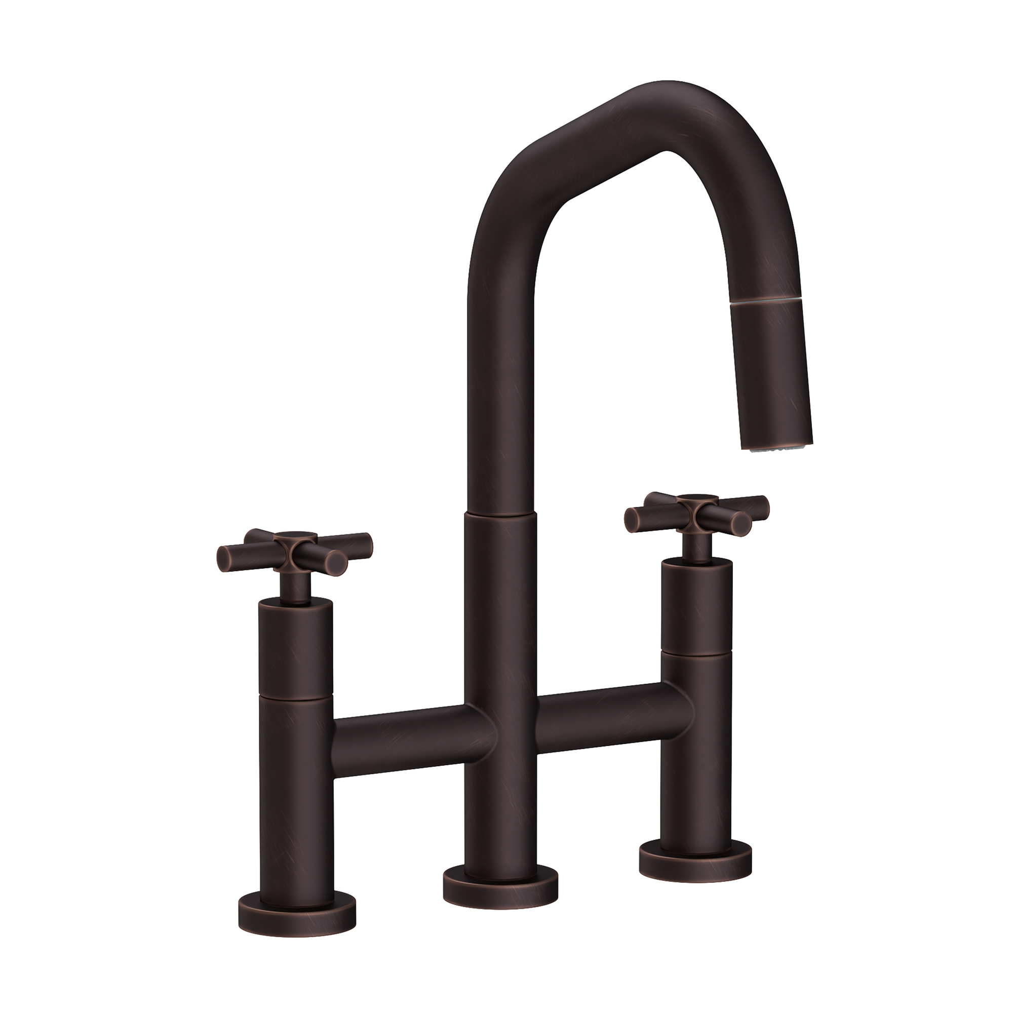 Newport Brass East Square® Kitchen Bridge Pull-Down Faucet