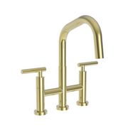Newport Brass East Square® Kitchen Bridge Pull-Down Faucet