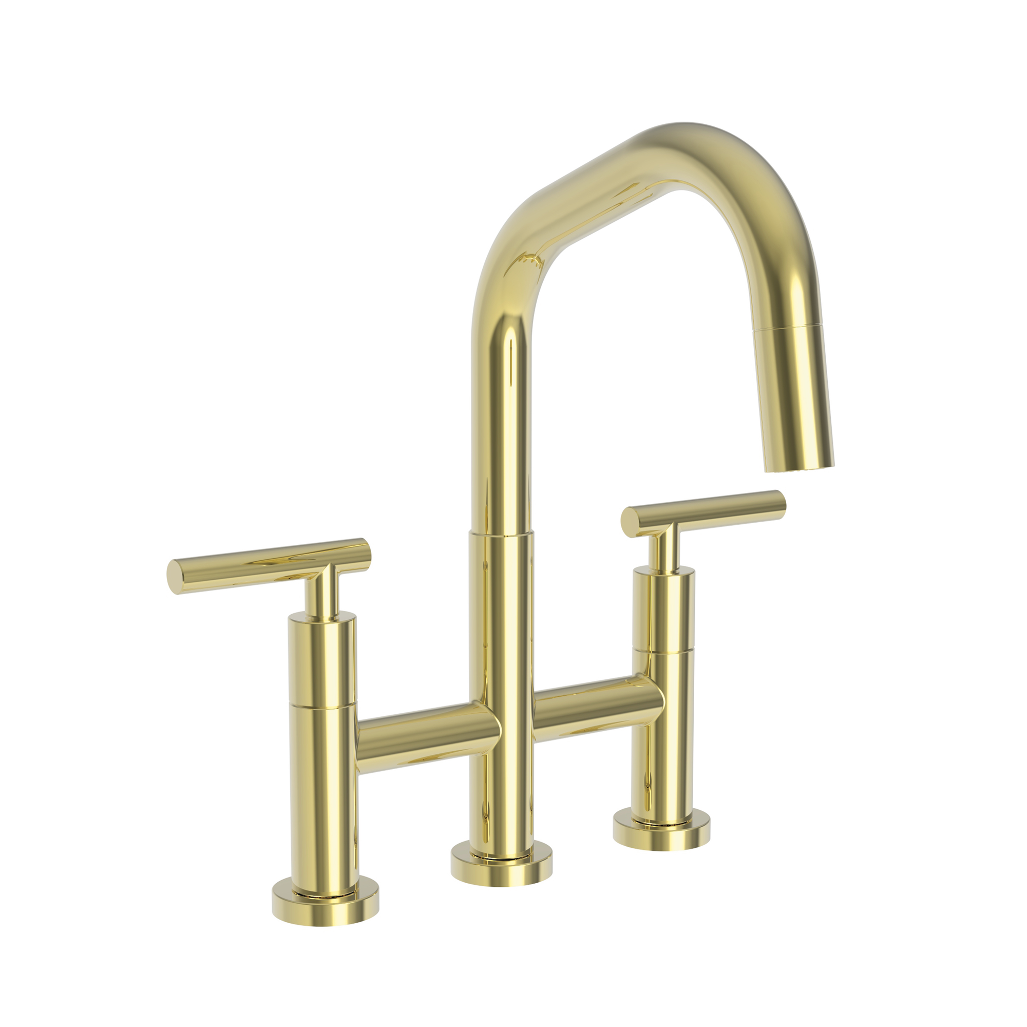 Newport Brass East Square® Kitchen Bridge Pull-Down Faucet