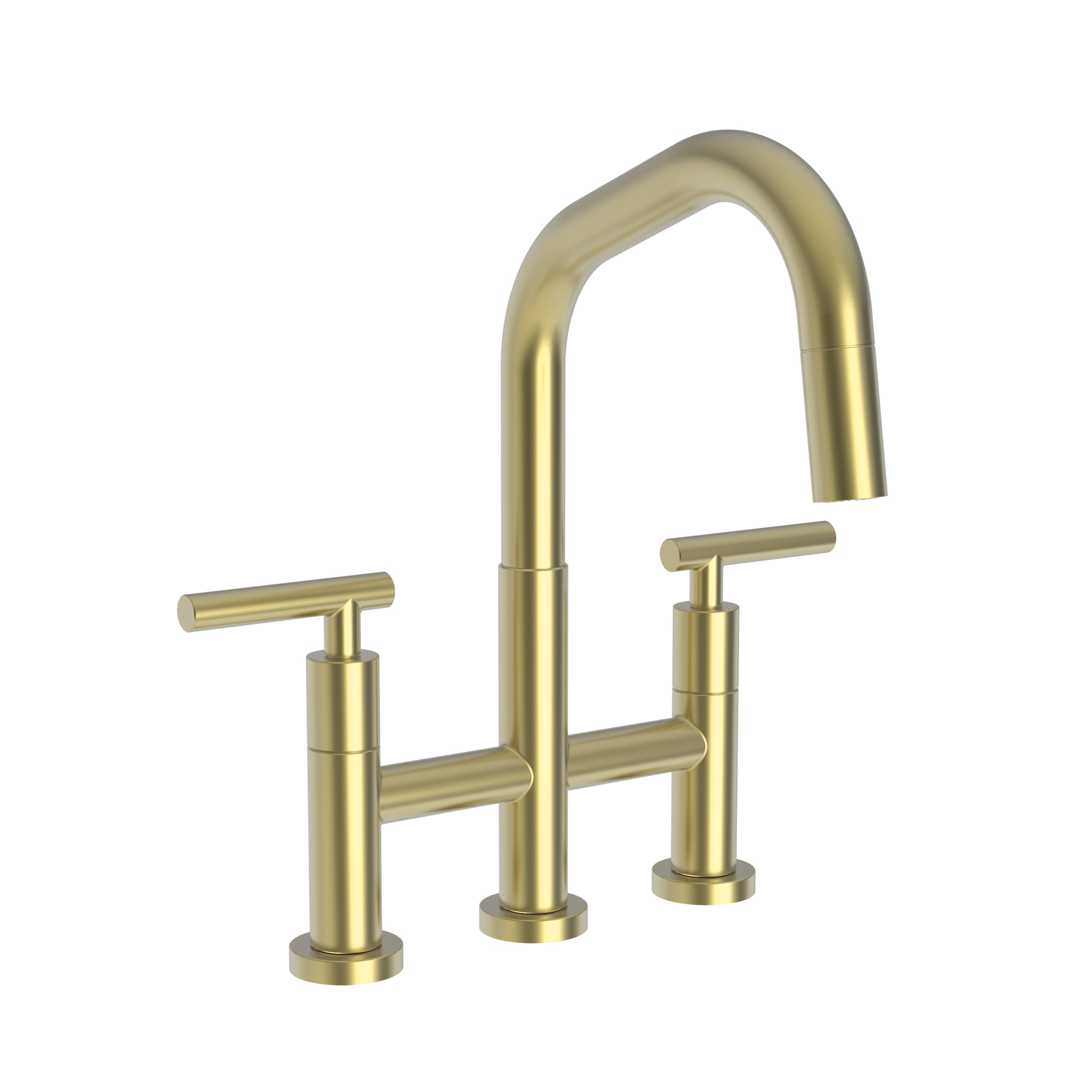 Newport Brass East Square® Kitchen Bridge Pull-Down Faucet