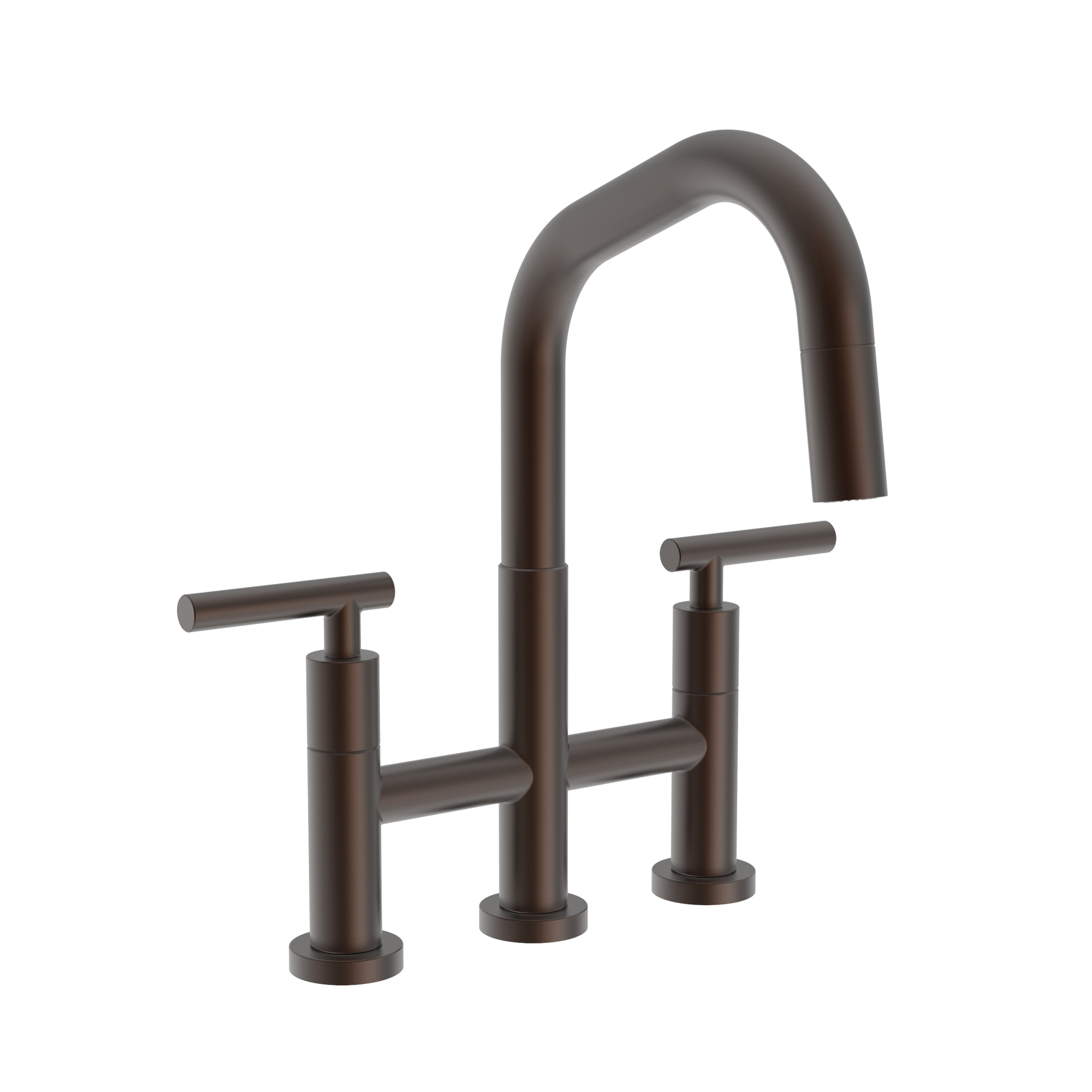 Newport Brass East Square® Kitchen Bridge Pull-Down Faucet