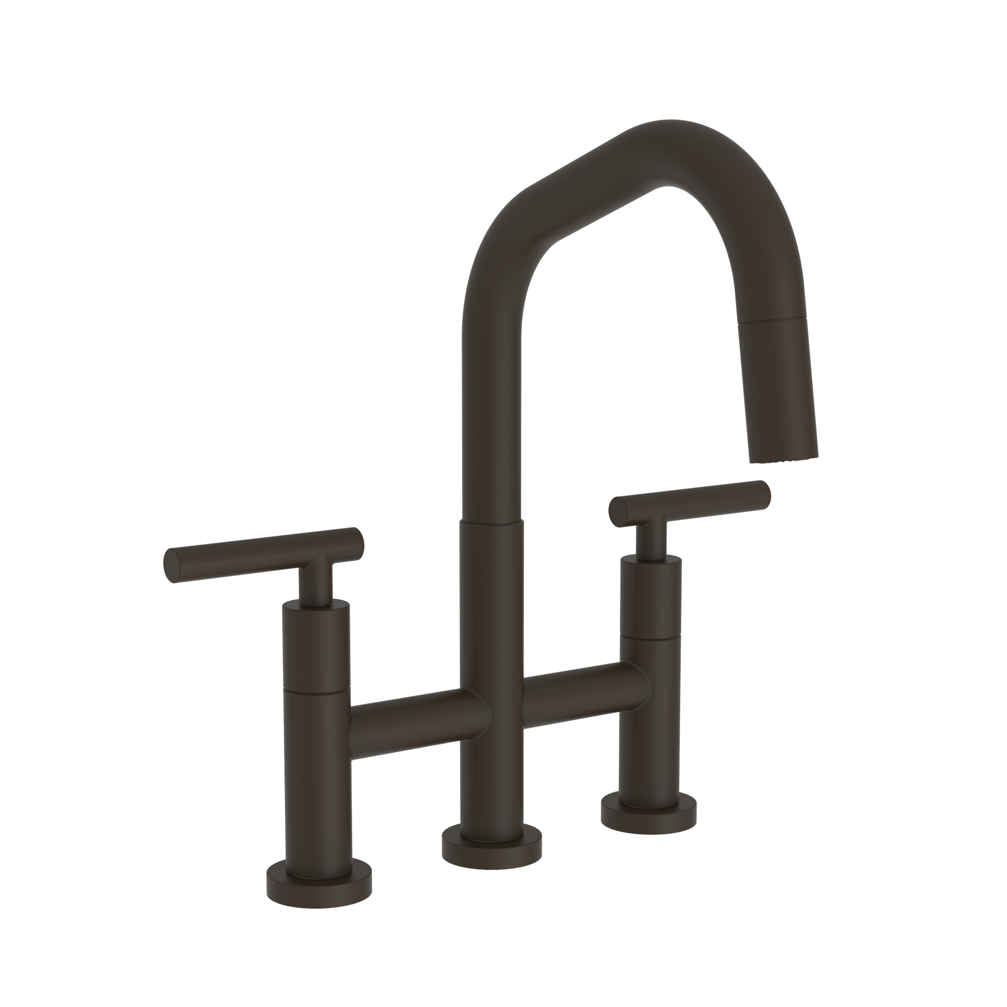 Newport Brass East Square® Kitchen Bridge Pull-Down Faucet
