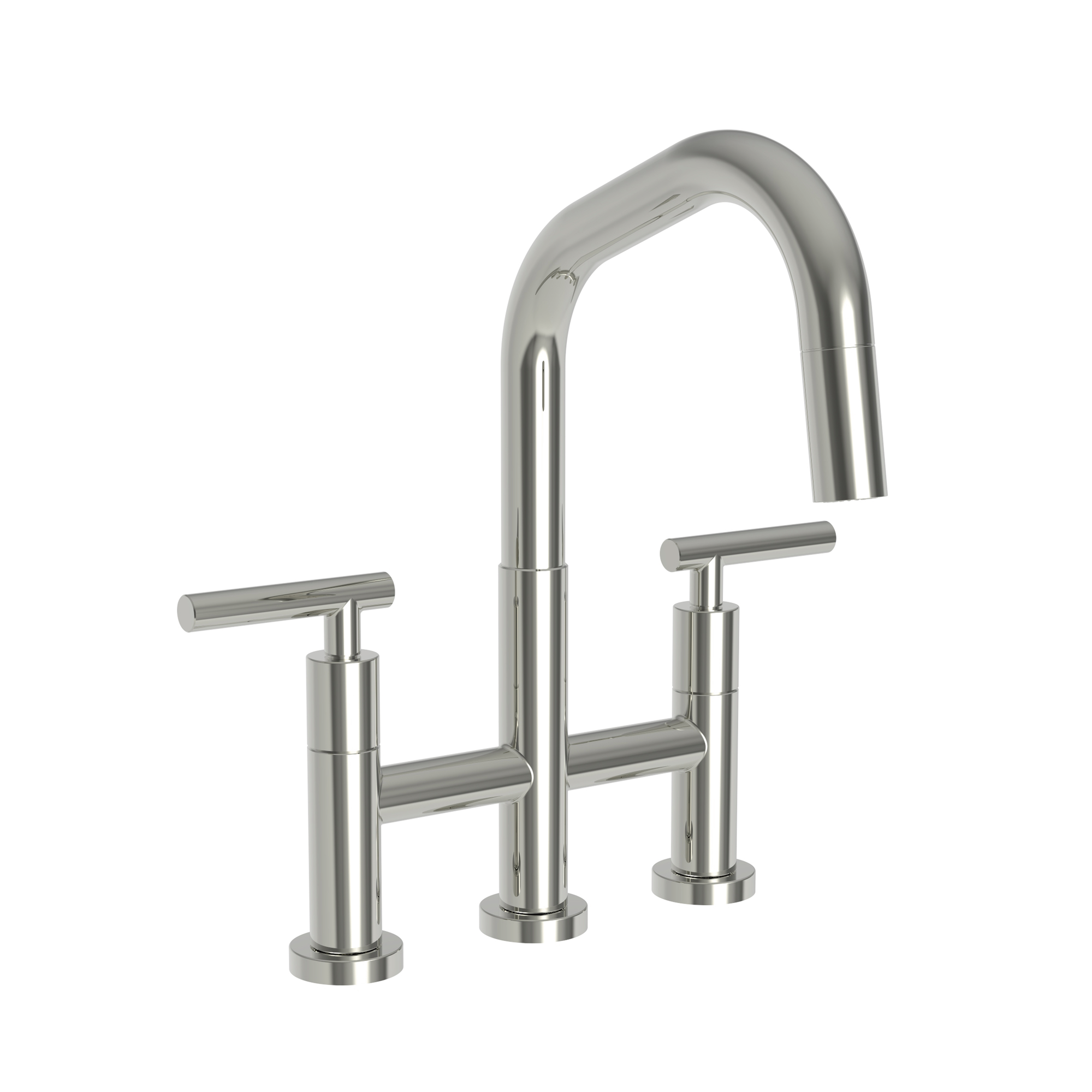 Newport Brass East Square® Kitchen Bridge Pull-Down Faucet
