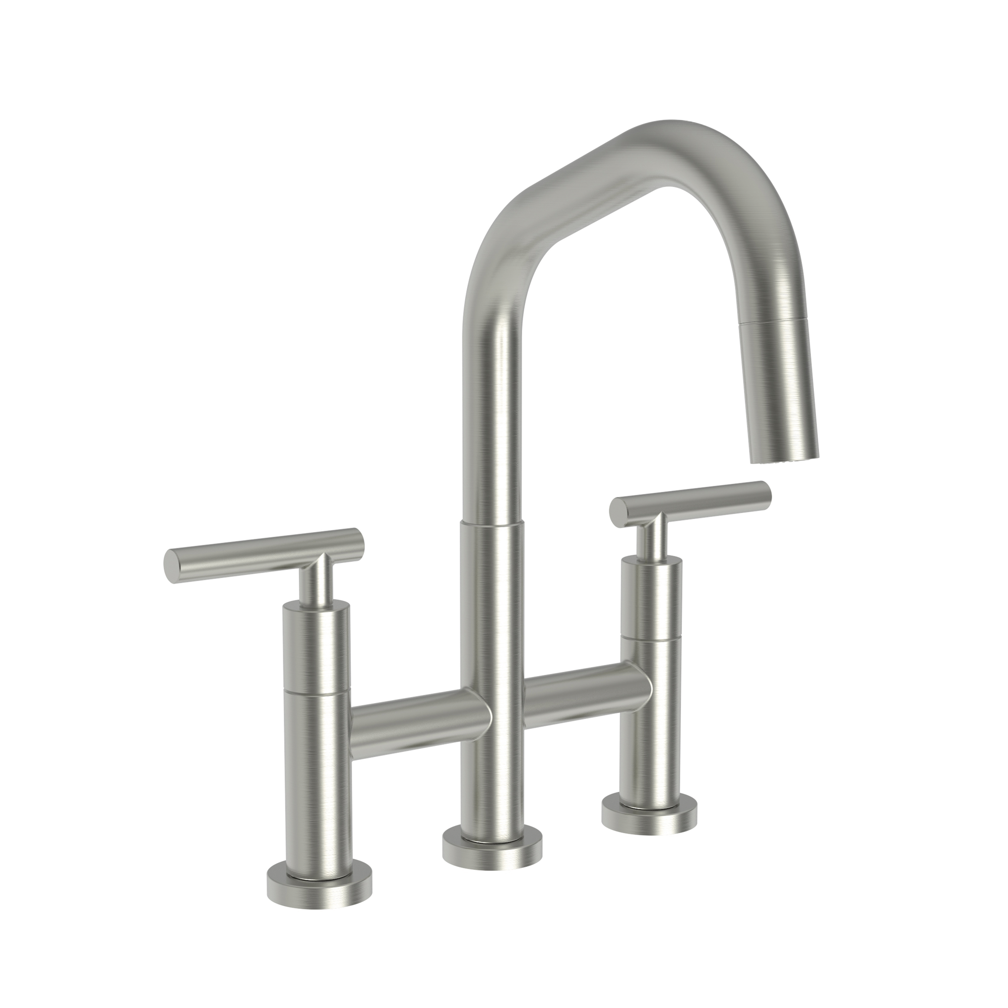 Newport Brass East Square® Kitchen Bridge Pull-Down Faucet