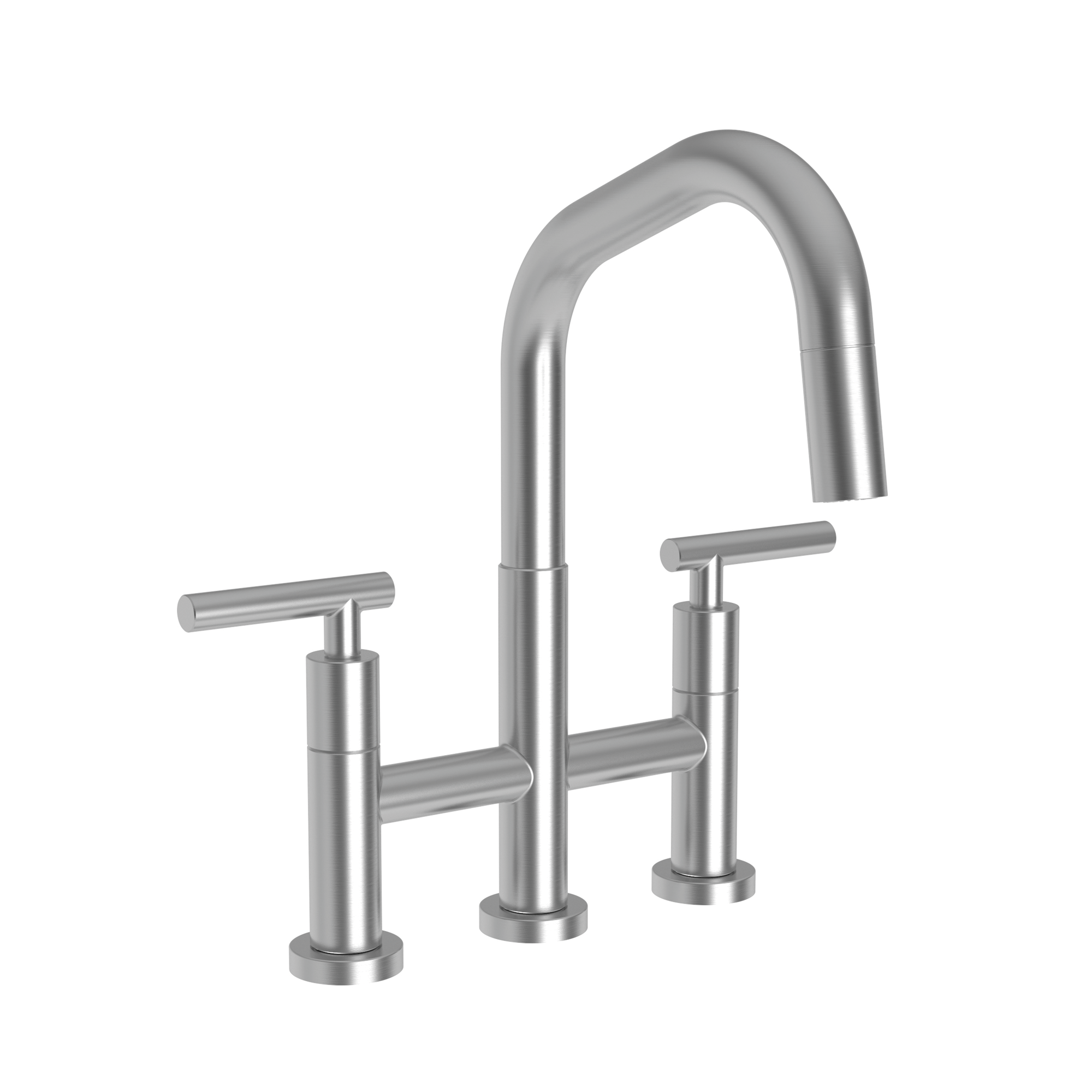 Newport Brass East Square® Kitchen Bridge Pull-Down Faucet